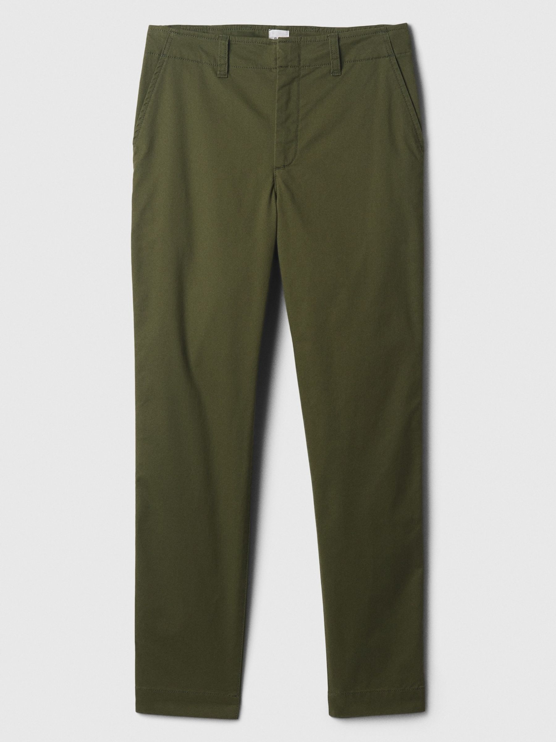 Green Mid Rise Ankle Length Downtown Chinos - Image 4 of 4