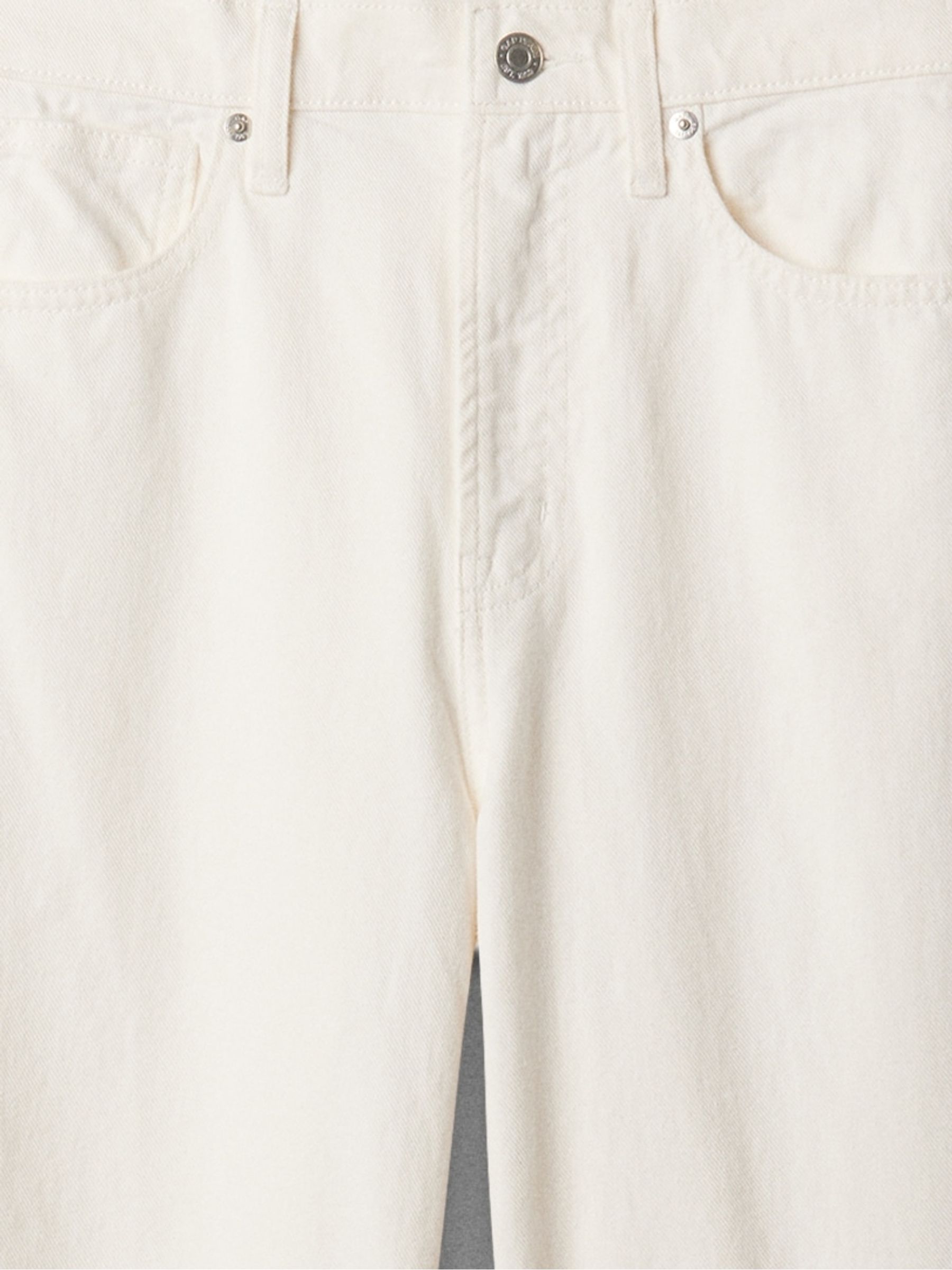 White High Waisted Wide Leg Jeans - Image 6 of 7