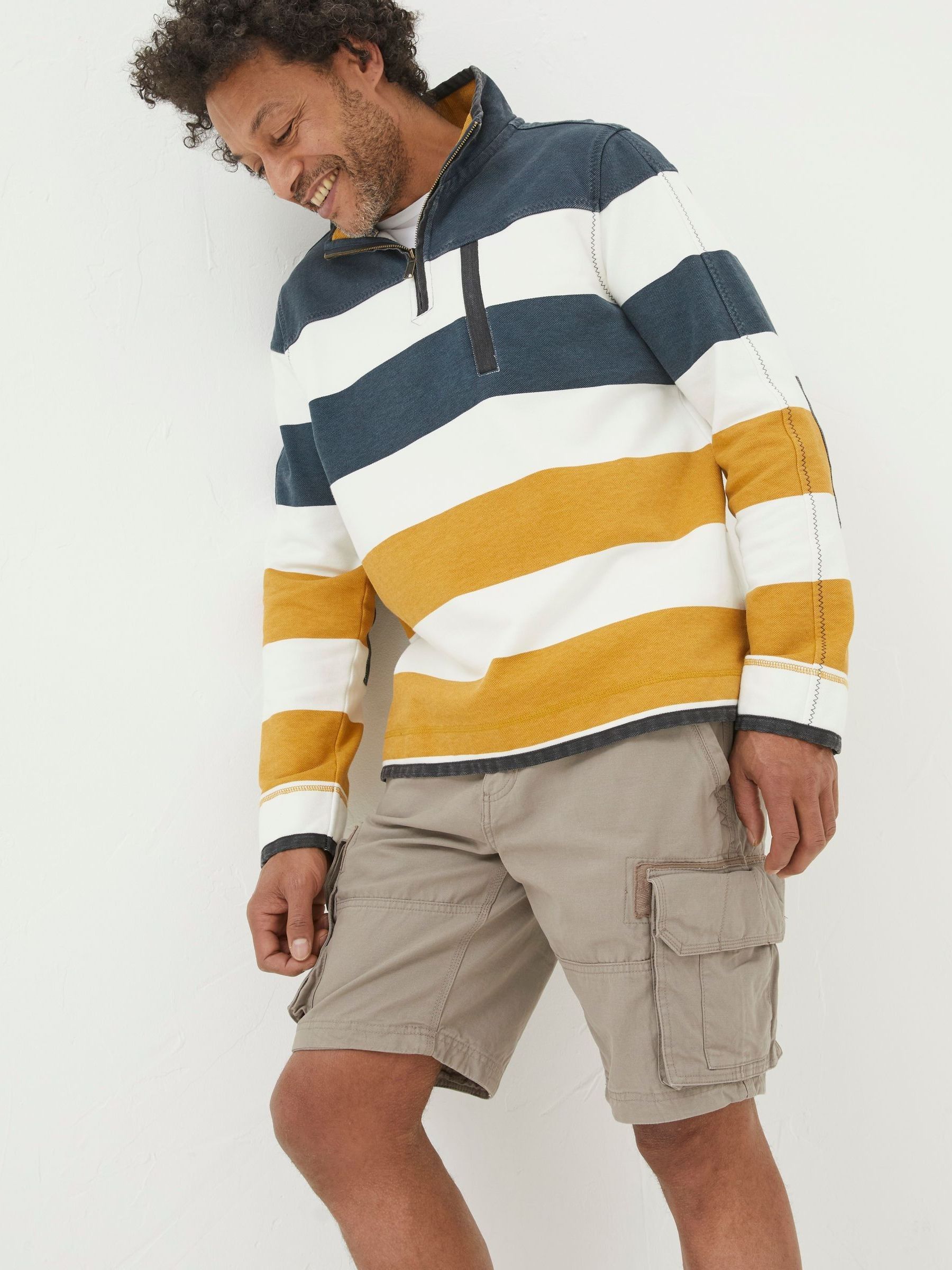 Breakyard Grey Cargo Shorts - Image 1 of 4