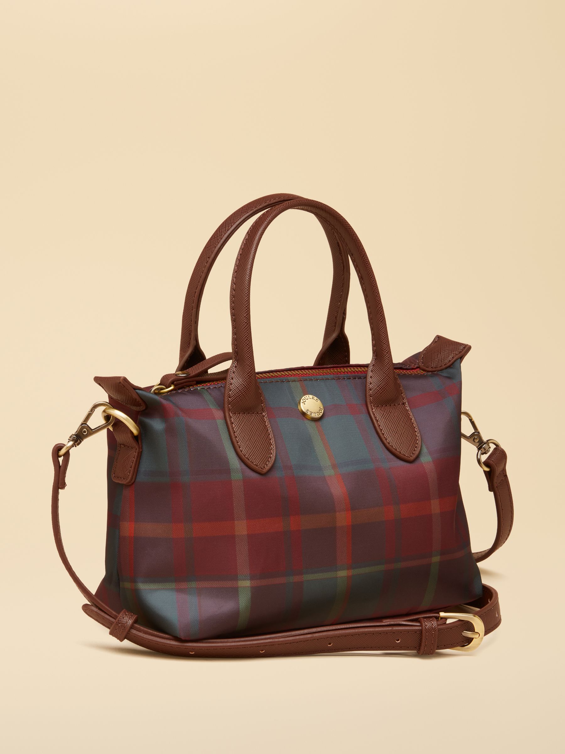 Mini Berry Check Crossbody Handbag - Image 5 of 8