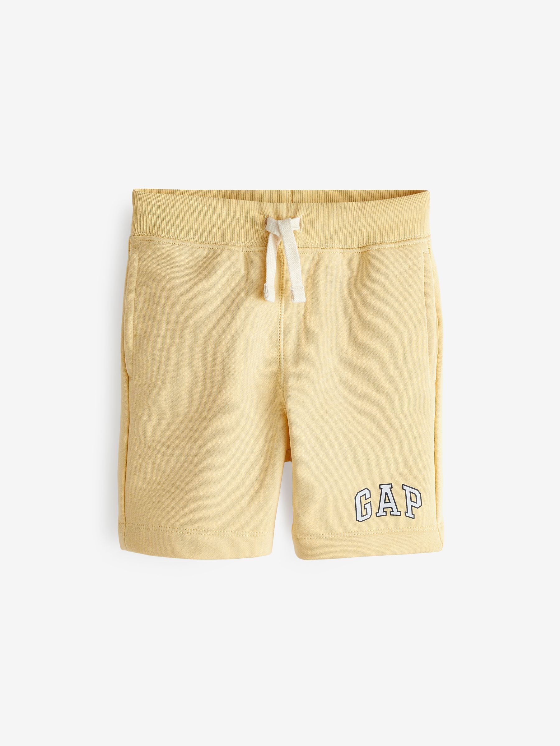 Yellow Pull On Logo Jogger Shorts (4-13yrs) - Image 6 of 9