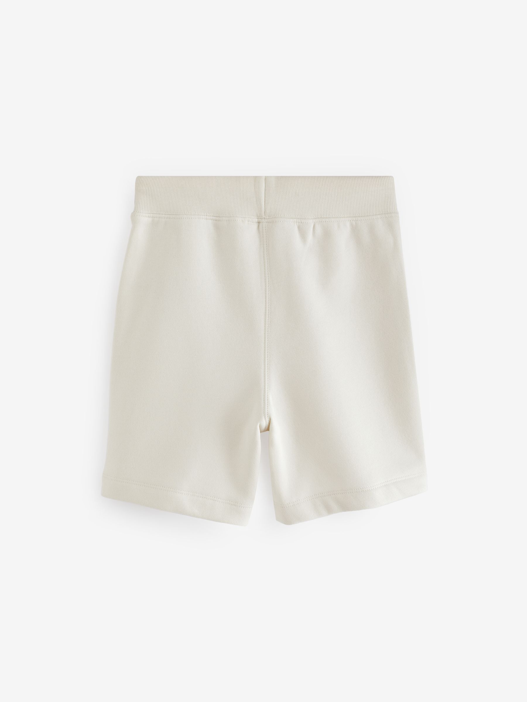 Cream Pull On Logo Jogger Shorts (4-13yrs) - Image 2 of 4