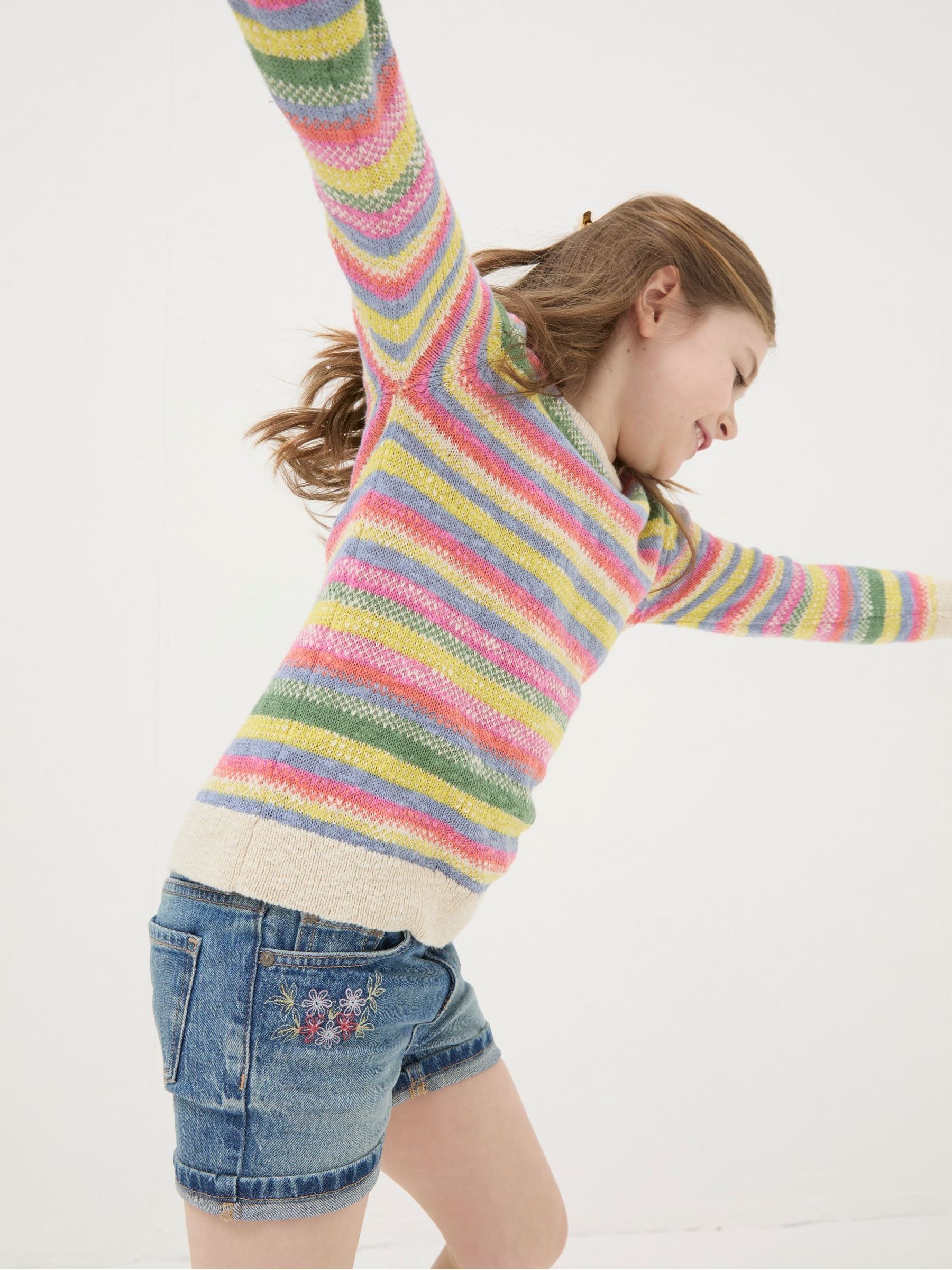 Solene Yellow Stripe Jumper - Image 1 of 5 Solene Yellow Stripe Jumper - Image 1 of 5