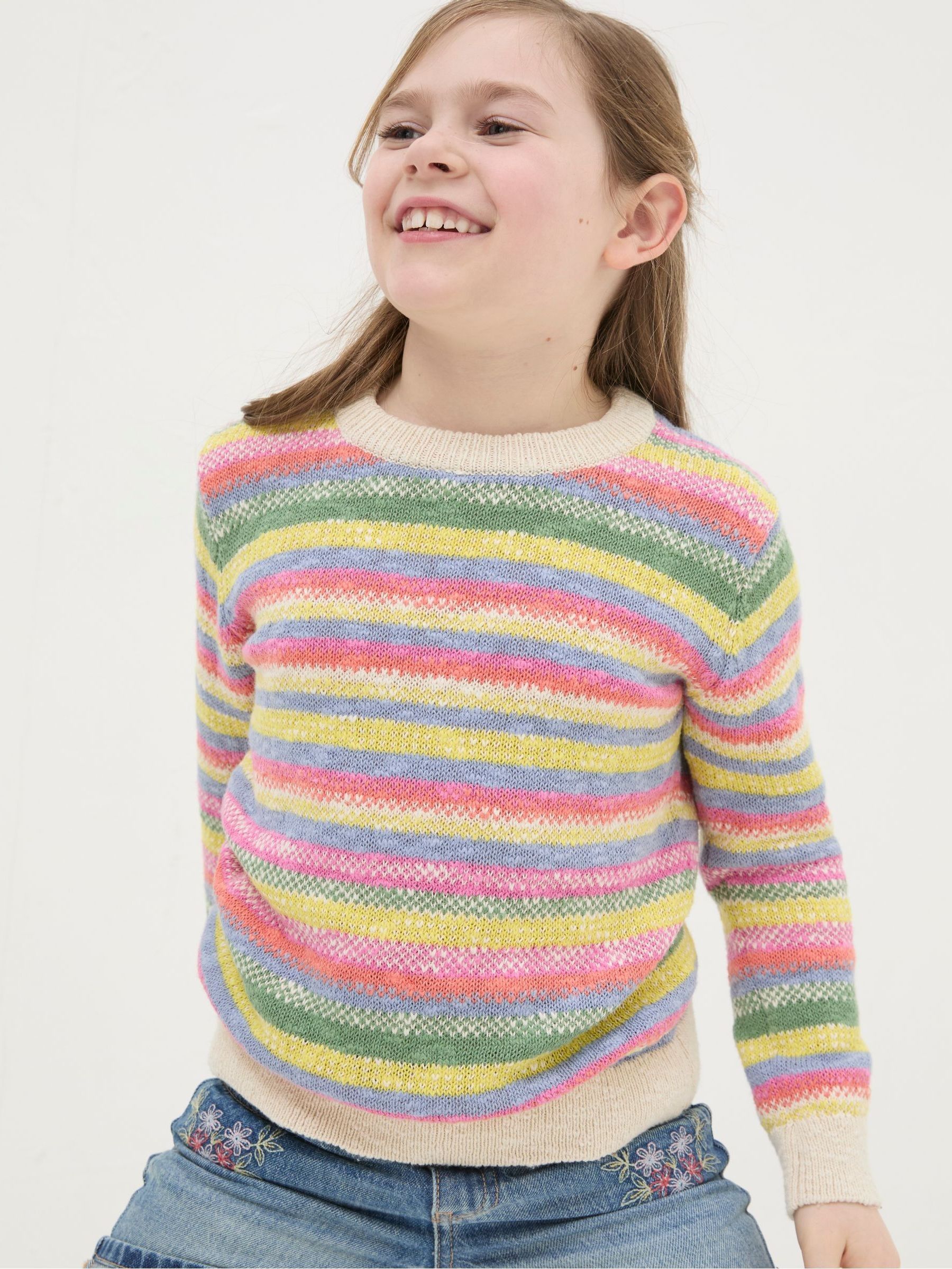 Solene Yellow Stripe Jumper - Image 2 of 5 Solene Yellow Stripe Jumper - Image 2 of 5