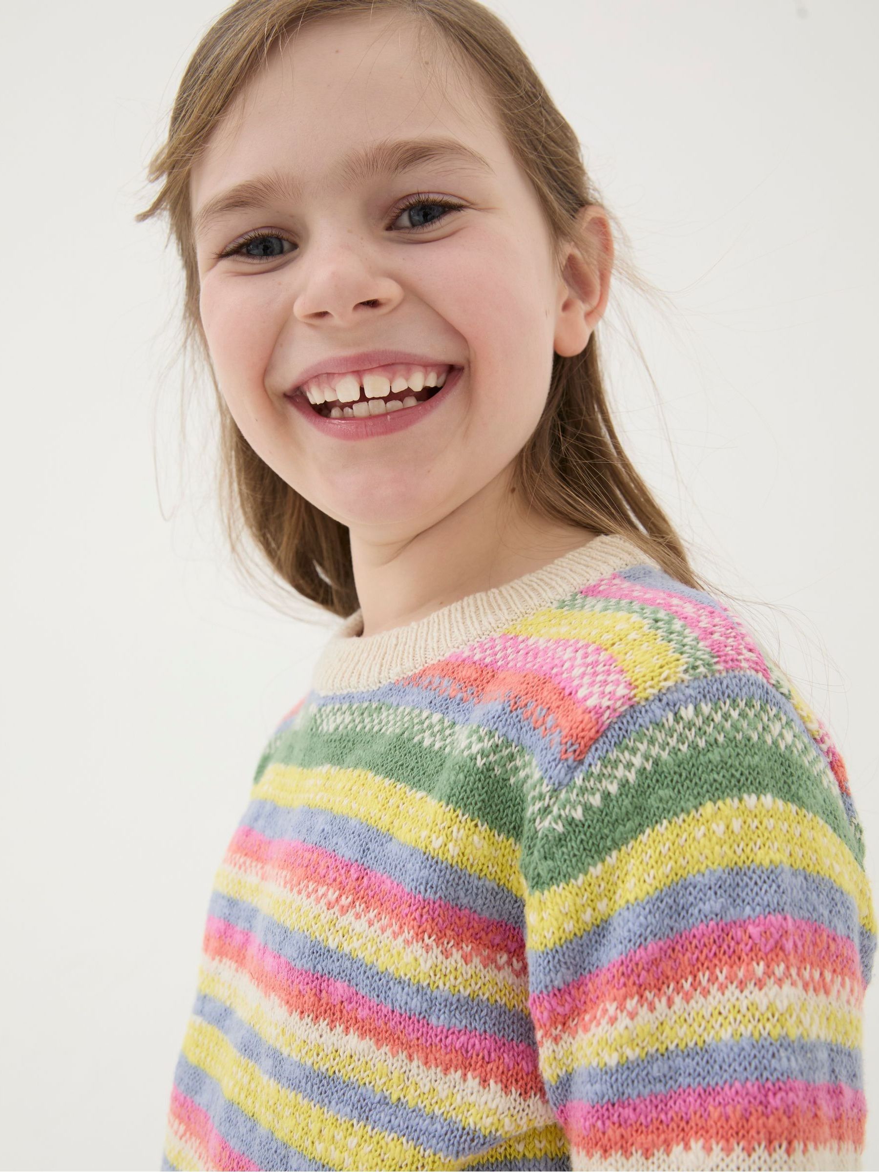 Solene Yellow Stripe Jumper - Image 3 of 5