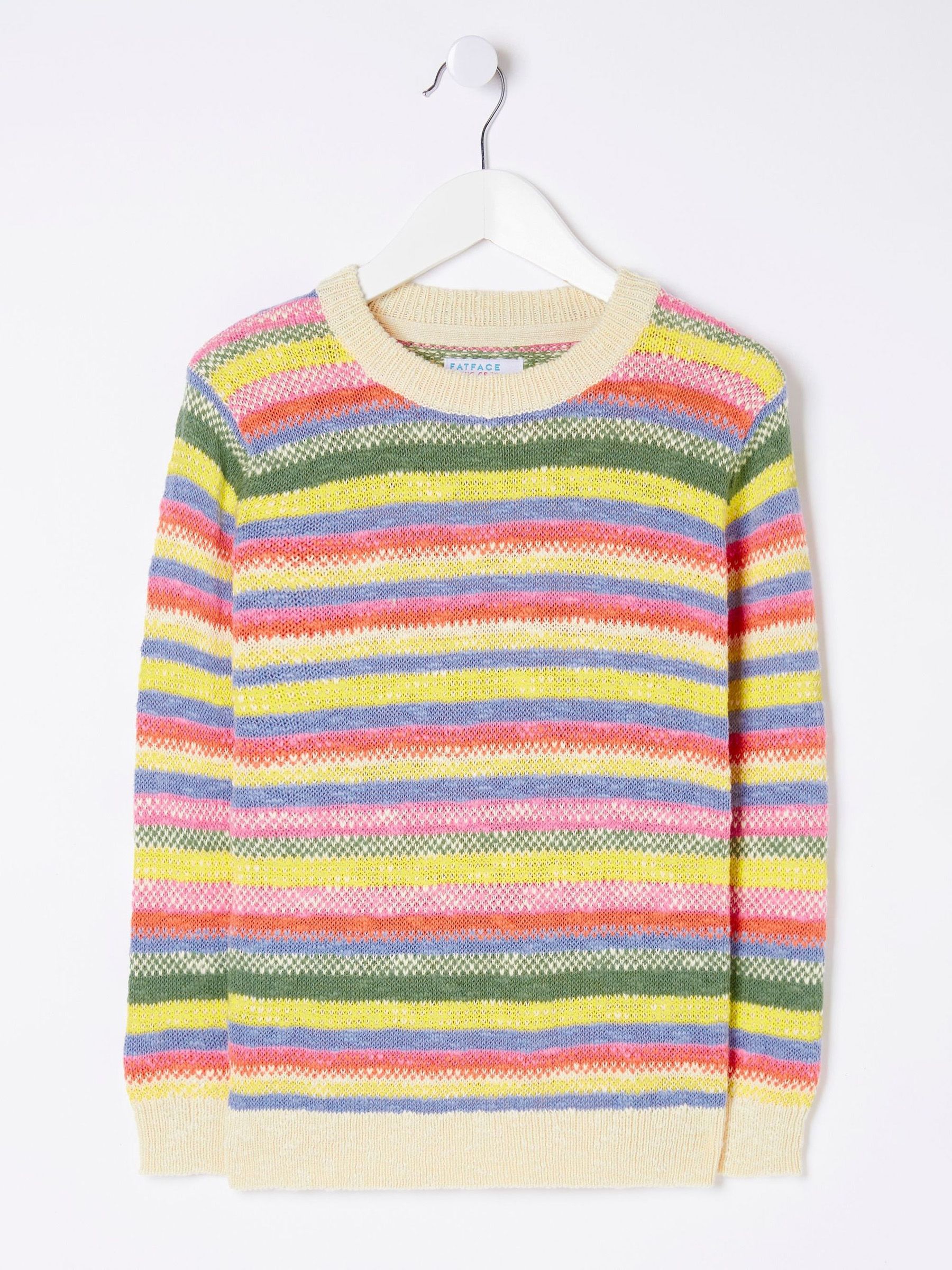 Solene Yellow Stripe Jumper - Image 5 of 5