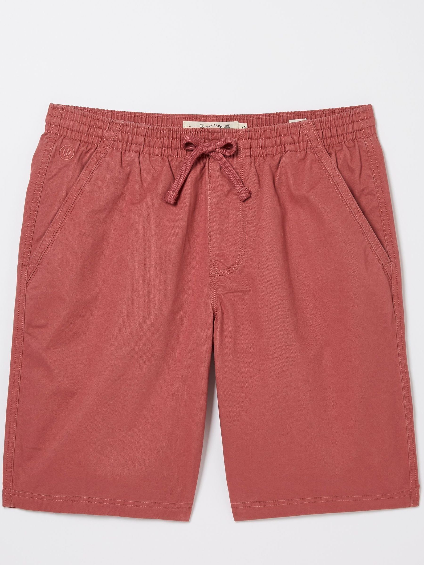 Seaton Red Pull On Shorts - Image 5 of 5
