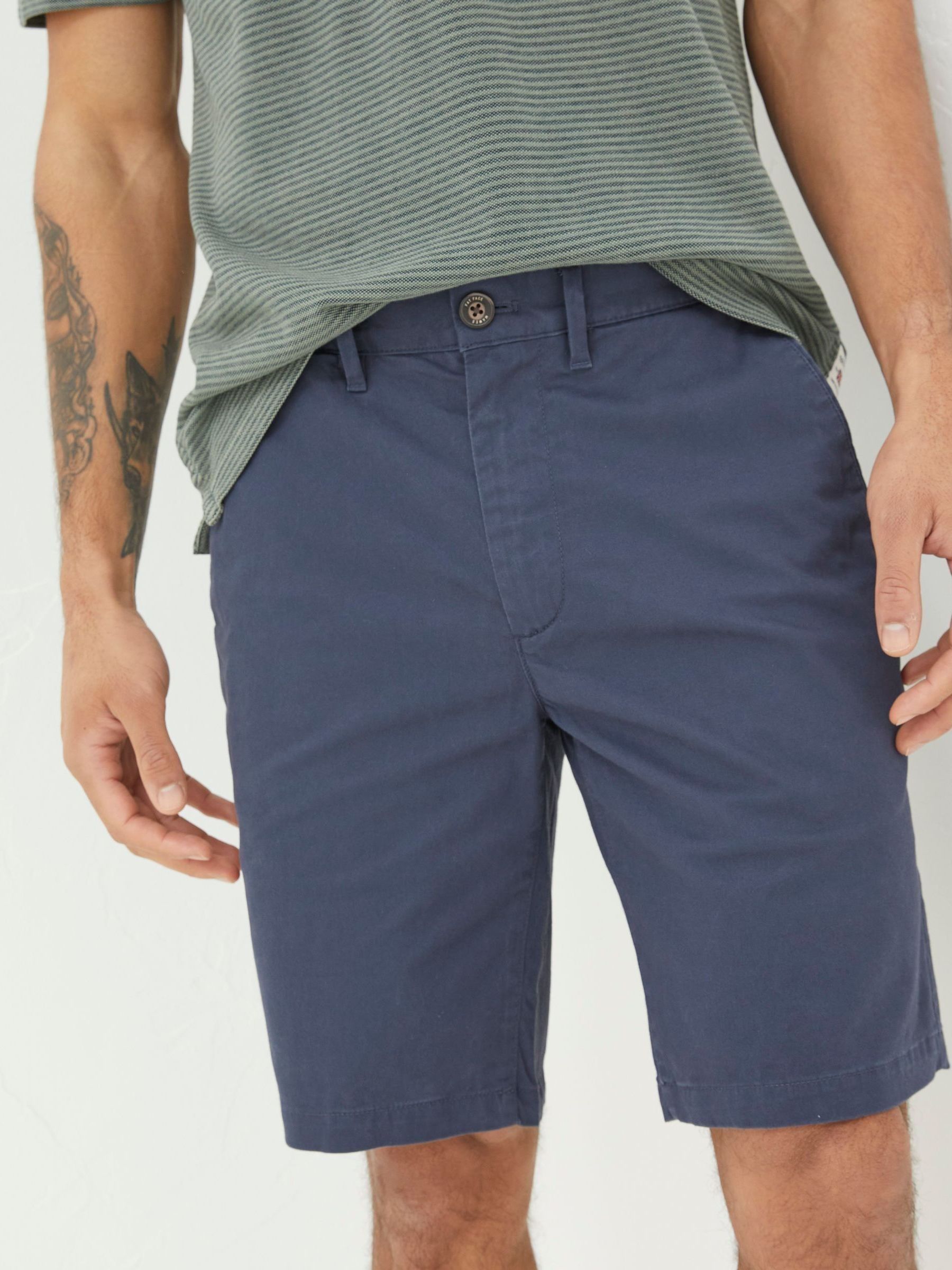 Navy Blue Mawes Chinos Shorts - Image 1 of 4