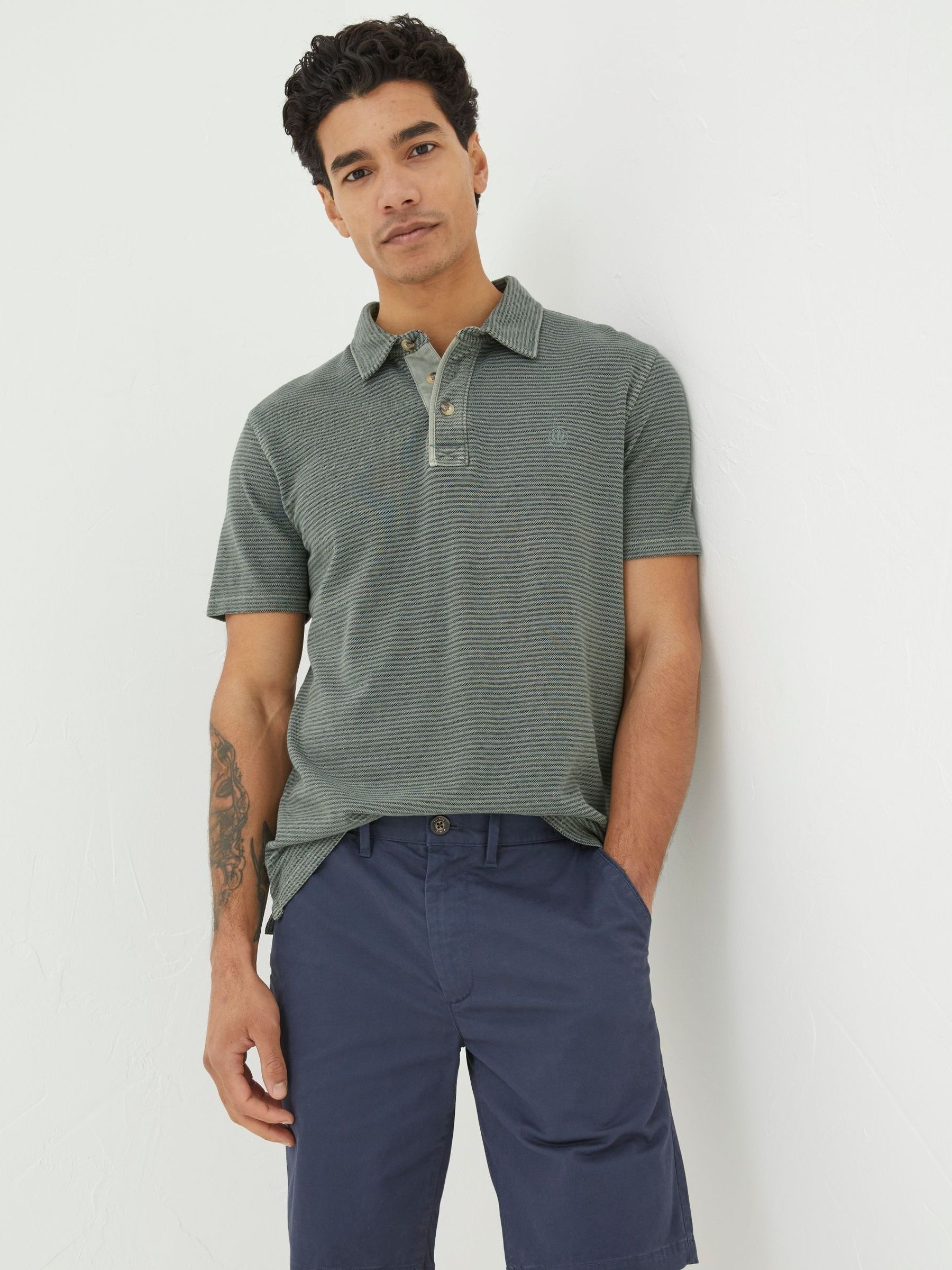 Navy Blue Mawes Chinos Shorts - Image 2 of 4