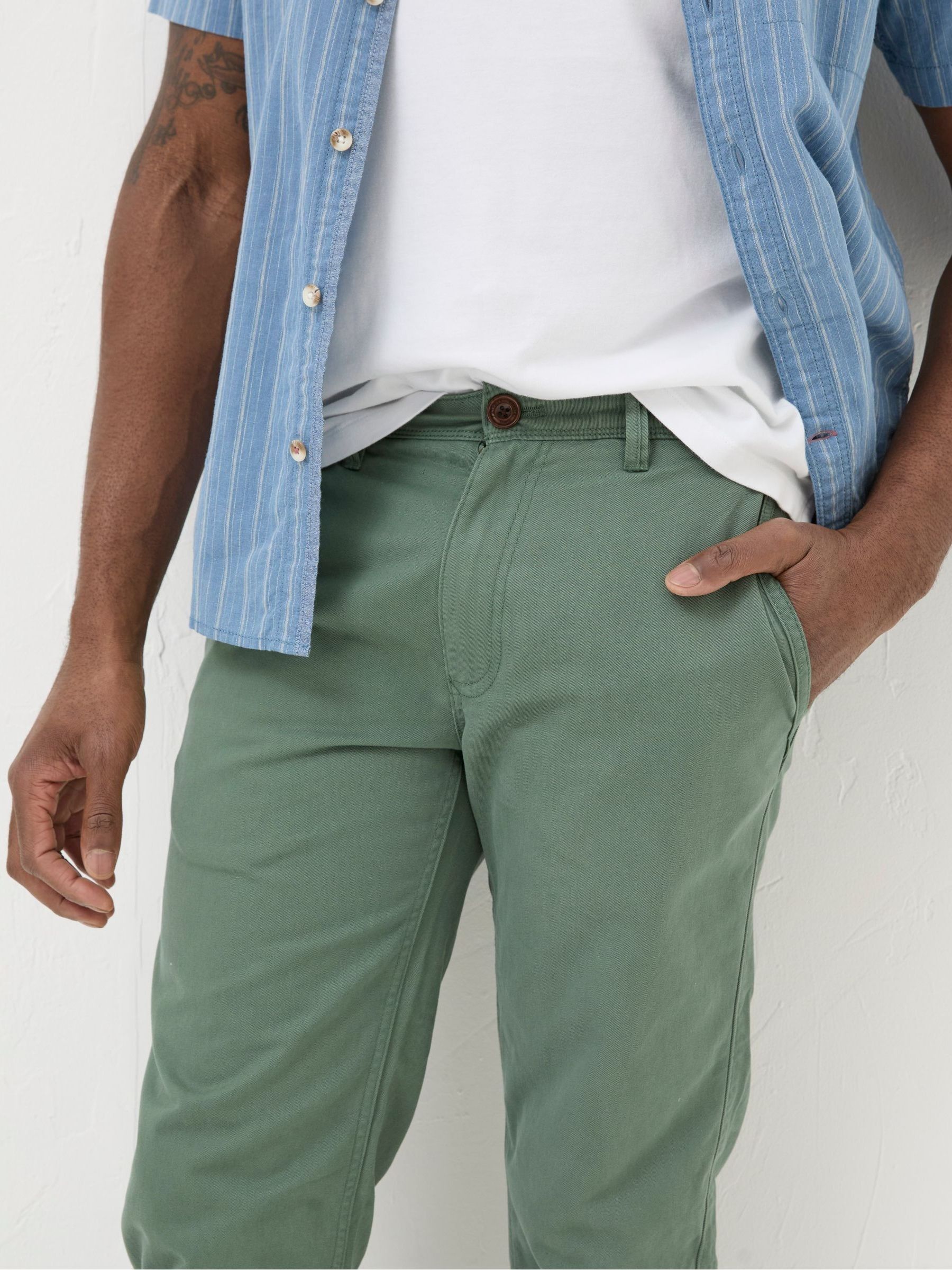 Green Modern Coastal Chinos - Image 4 of 5