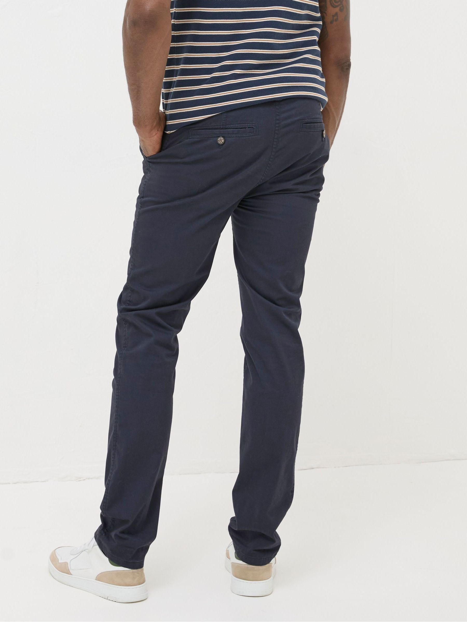 Blue Slim Heyshott Chinos - Image 2 of 5