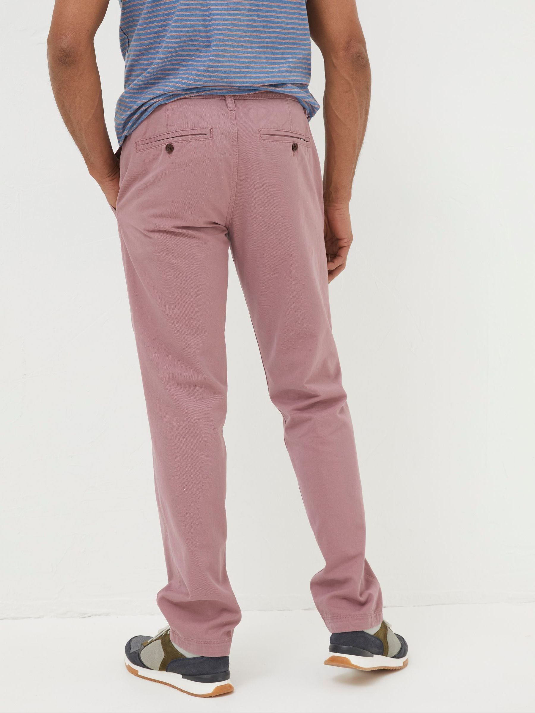 Pink Modern Coastal Chinos Trousers - Image 2 of 5
