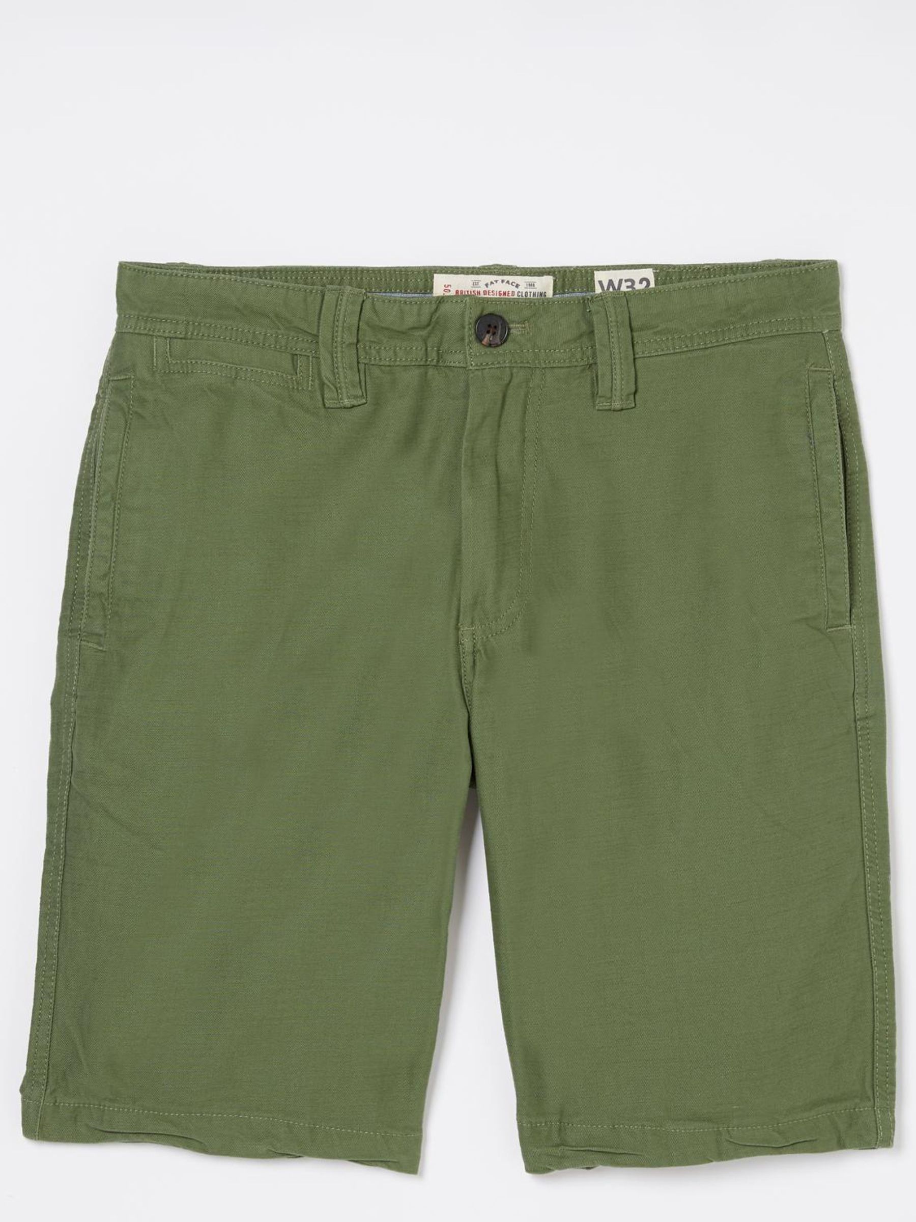 Green Stow Flat Front Shorts - Image 4 of 4