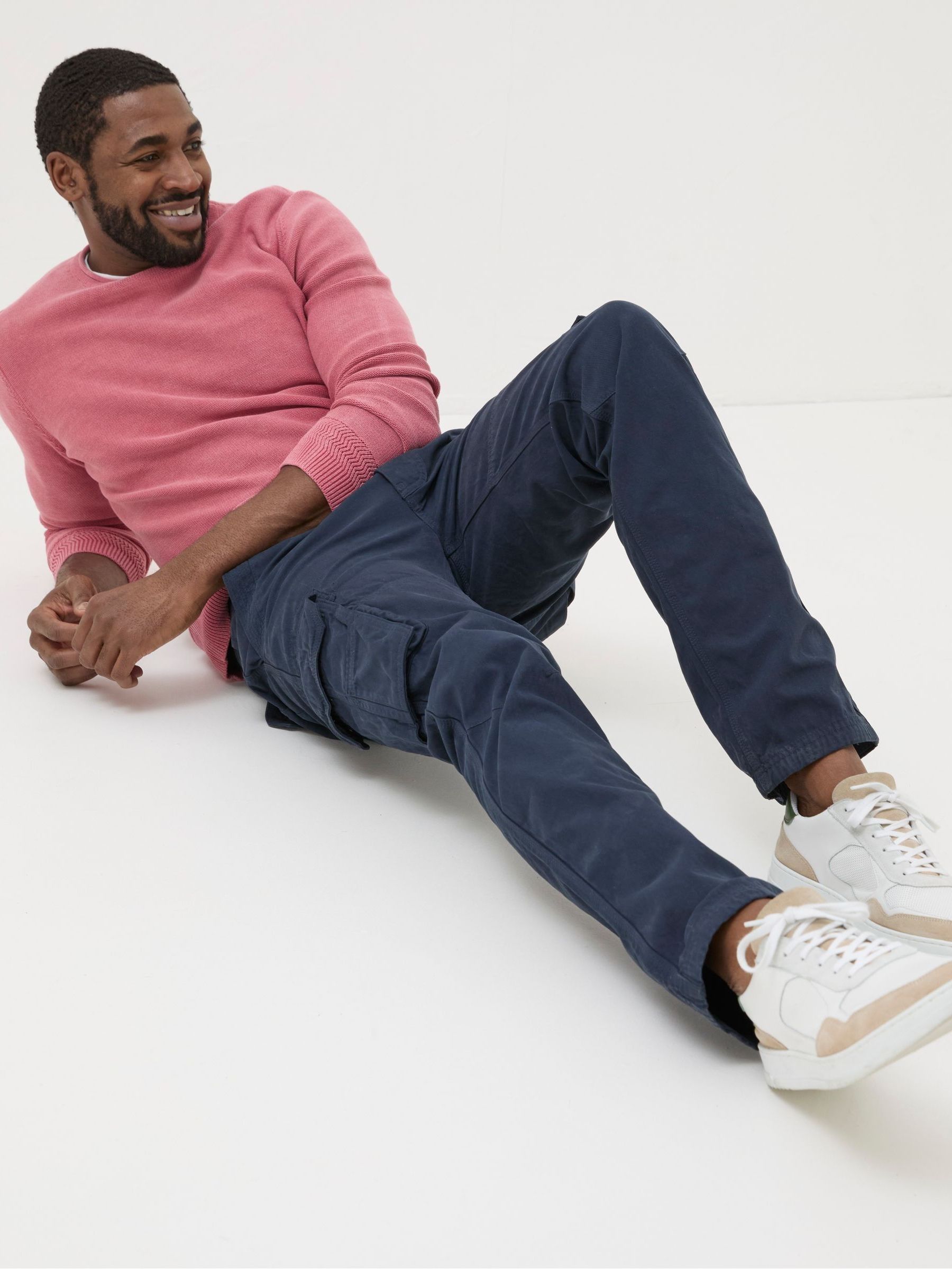 Breakyard Blue Cargo Trousers - Image 3 of 5