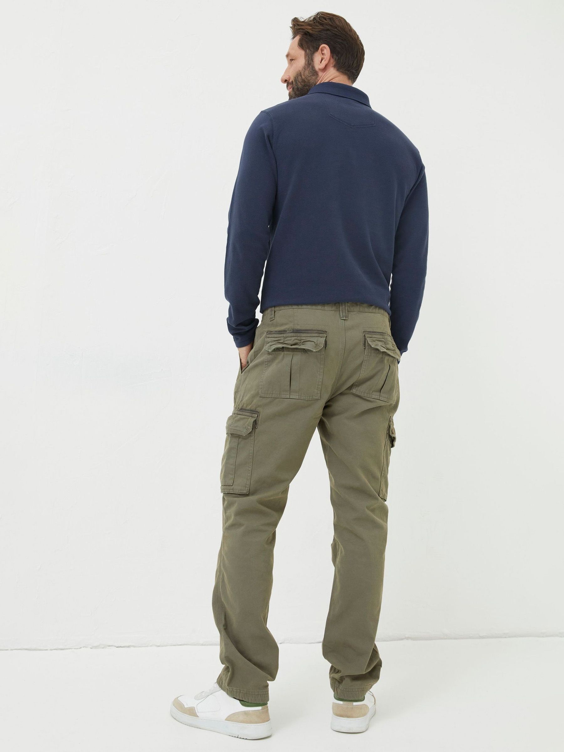Breakyard Green Cargo Trousers - Image 3 of 6