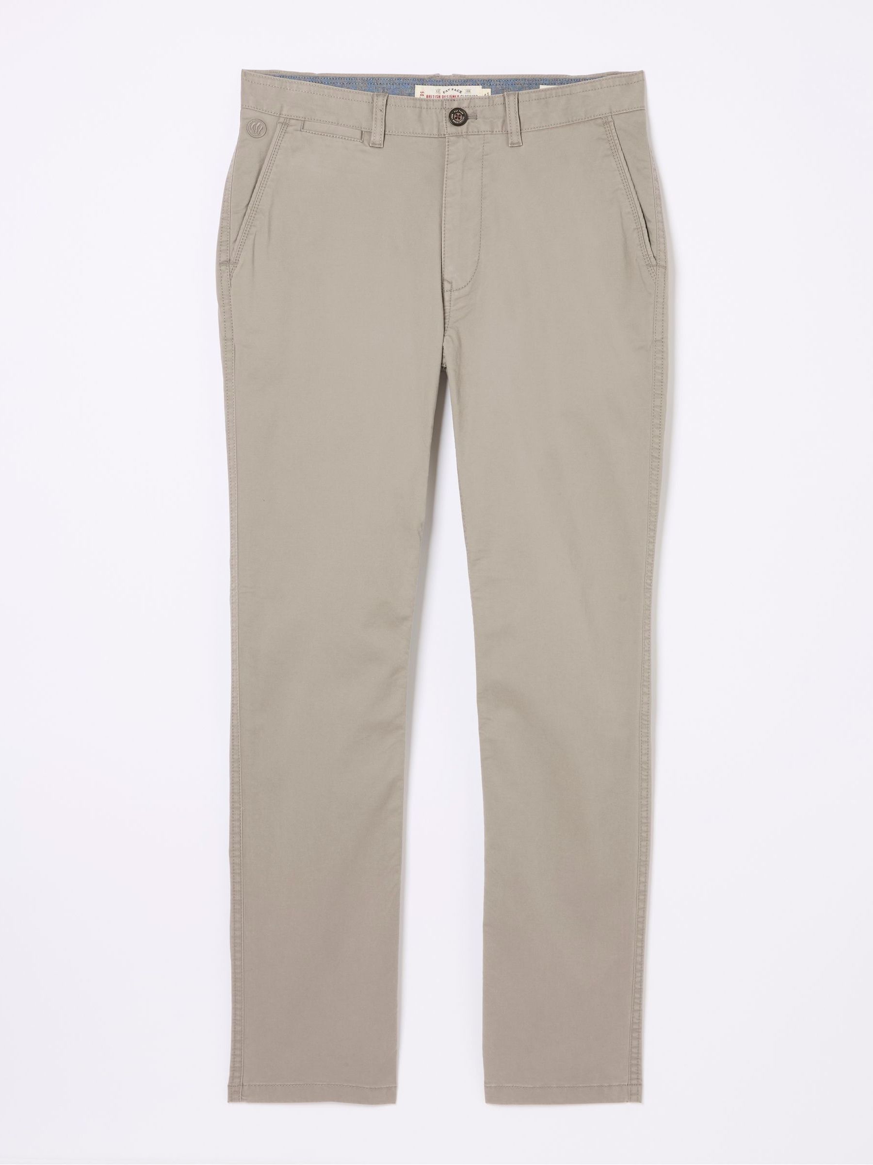Heyshott Grey Slim Chinos Trousers - Image 5 of 5