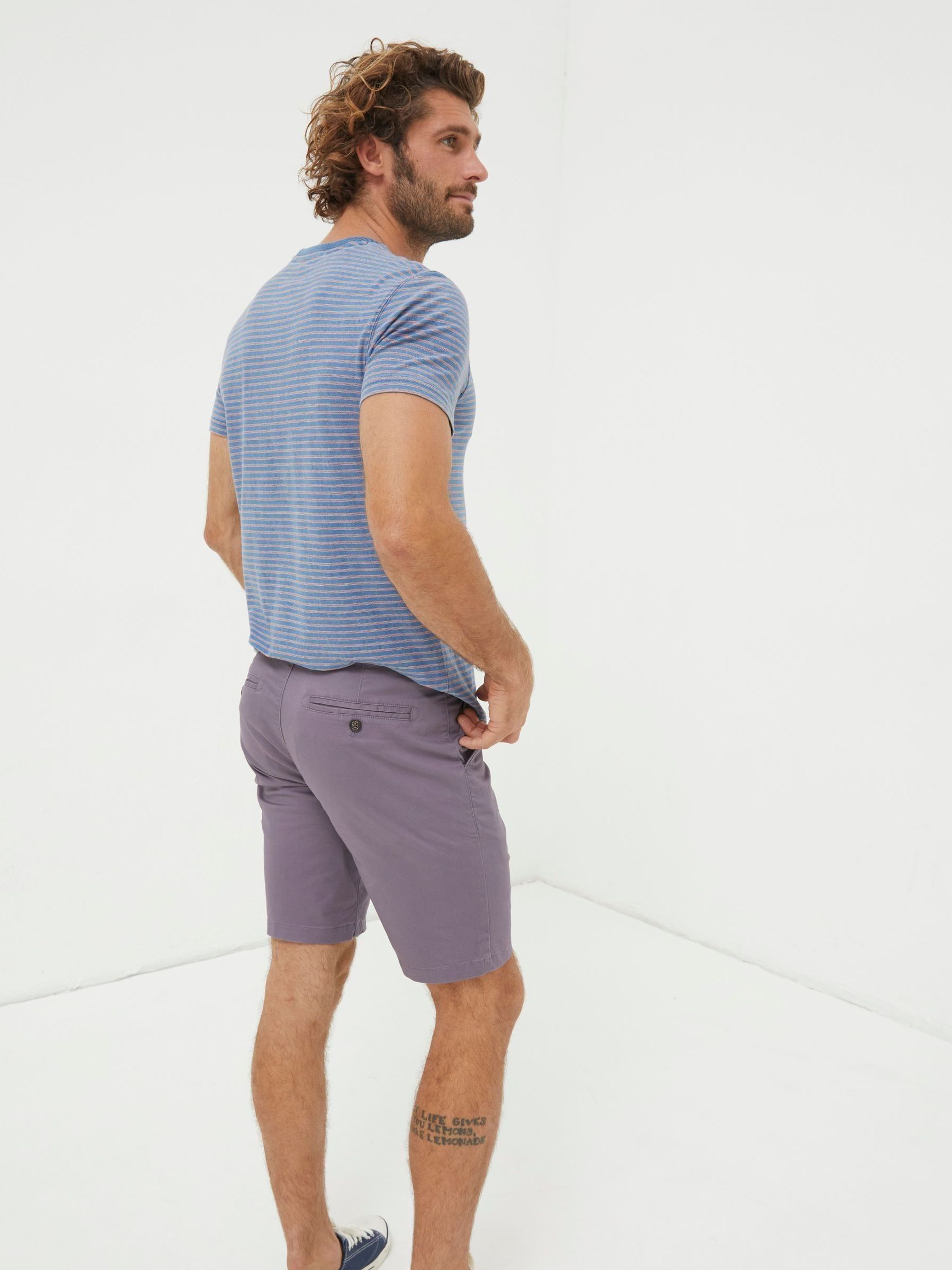 Purple Mawes Chinos Shorts - Image 2 of 5 Purple Mawes Chinos Shorts - Image 2 of 5