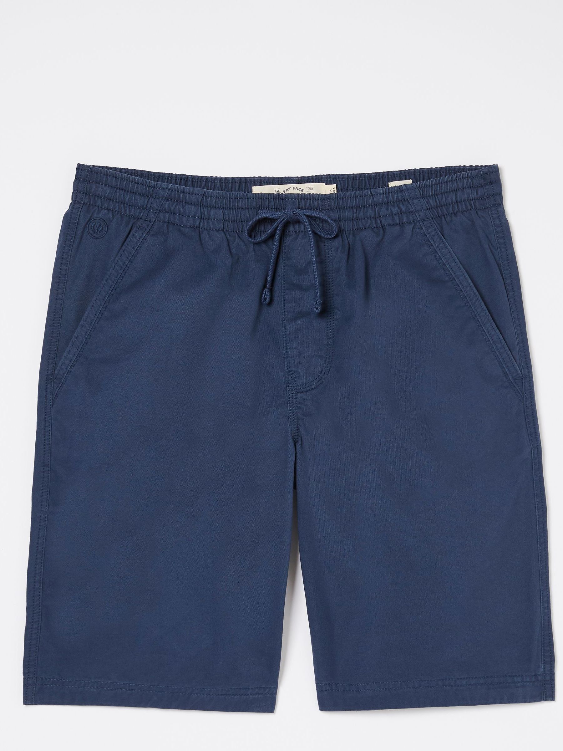 Seaton Blue Pull On Shorts - Image 2 of 2 Seaton Blue Pull On Shorts - Image 2 of 2