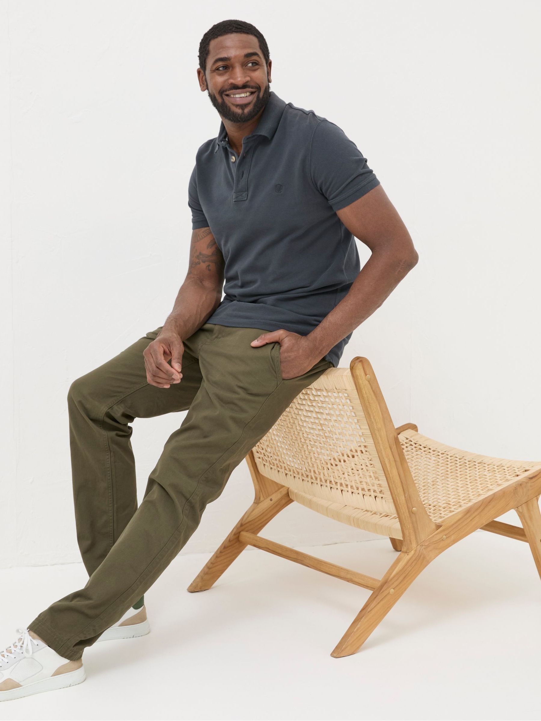 Green Modern Coastal Chinos - Image 3 of 5
