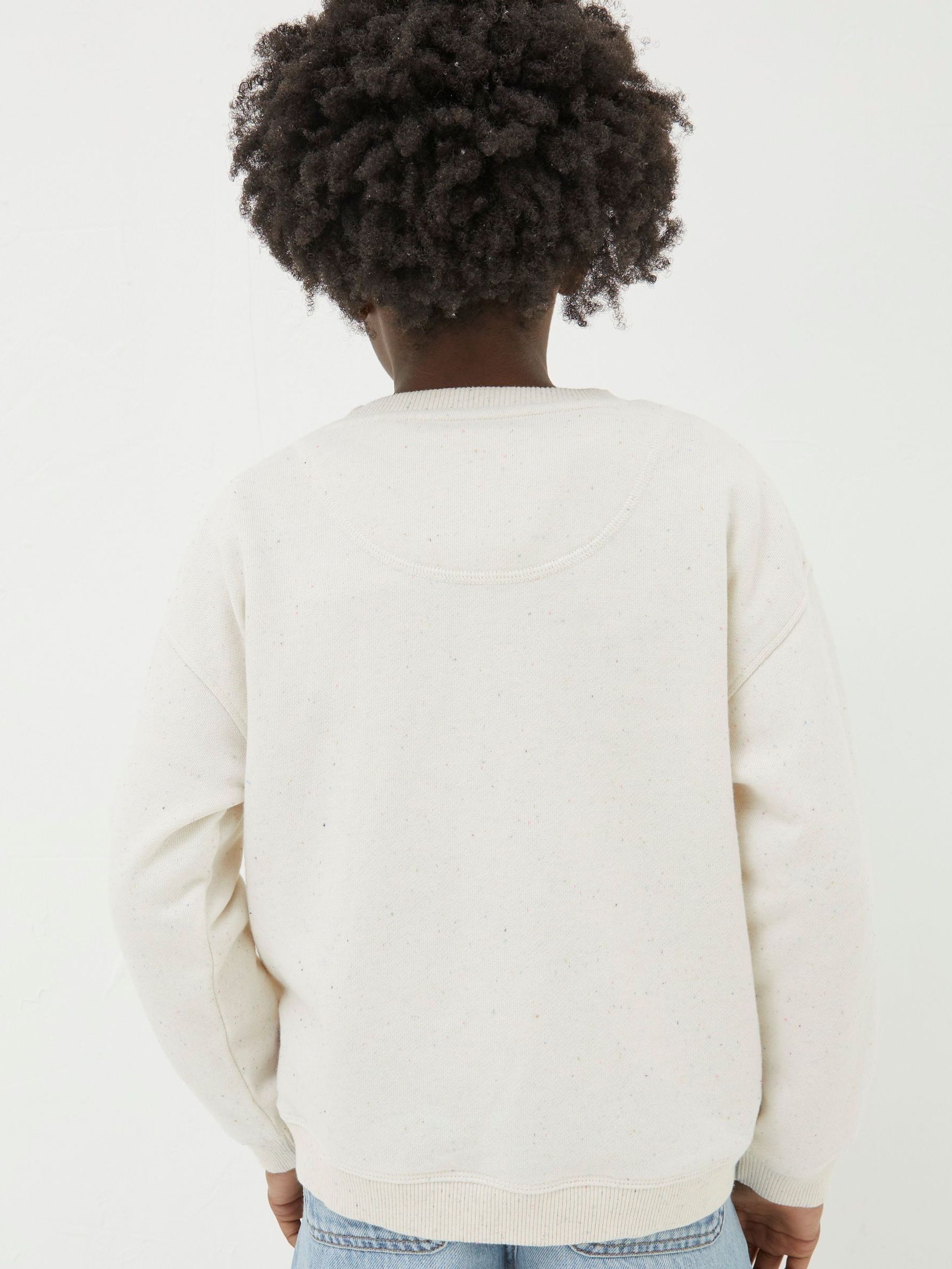 Natural Butterfly Crew Sweatshirt - Image 3 of 5