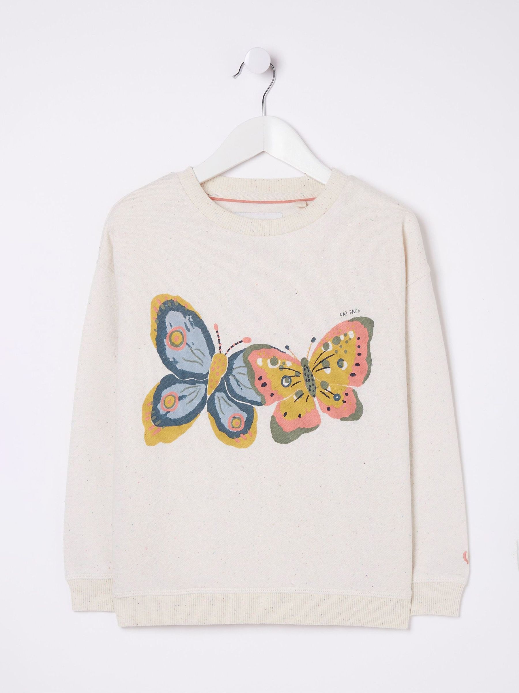 Natural Butterfly Crew Sweatshirt - Image 5 of 5