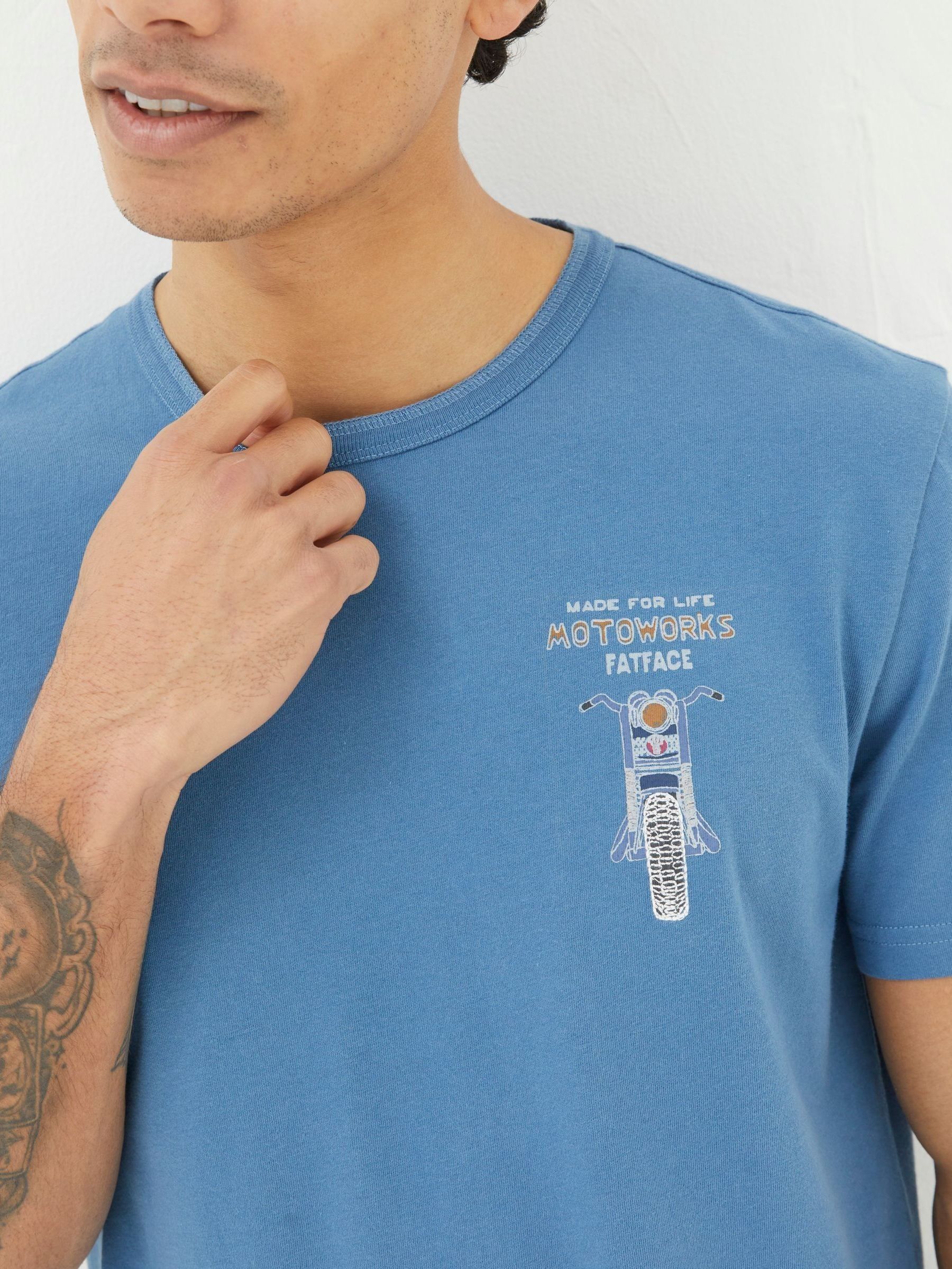 Blue Motoworks T-Shirt - Image 3 of 5