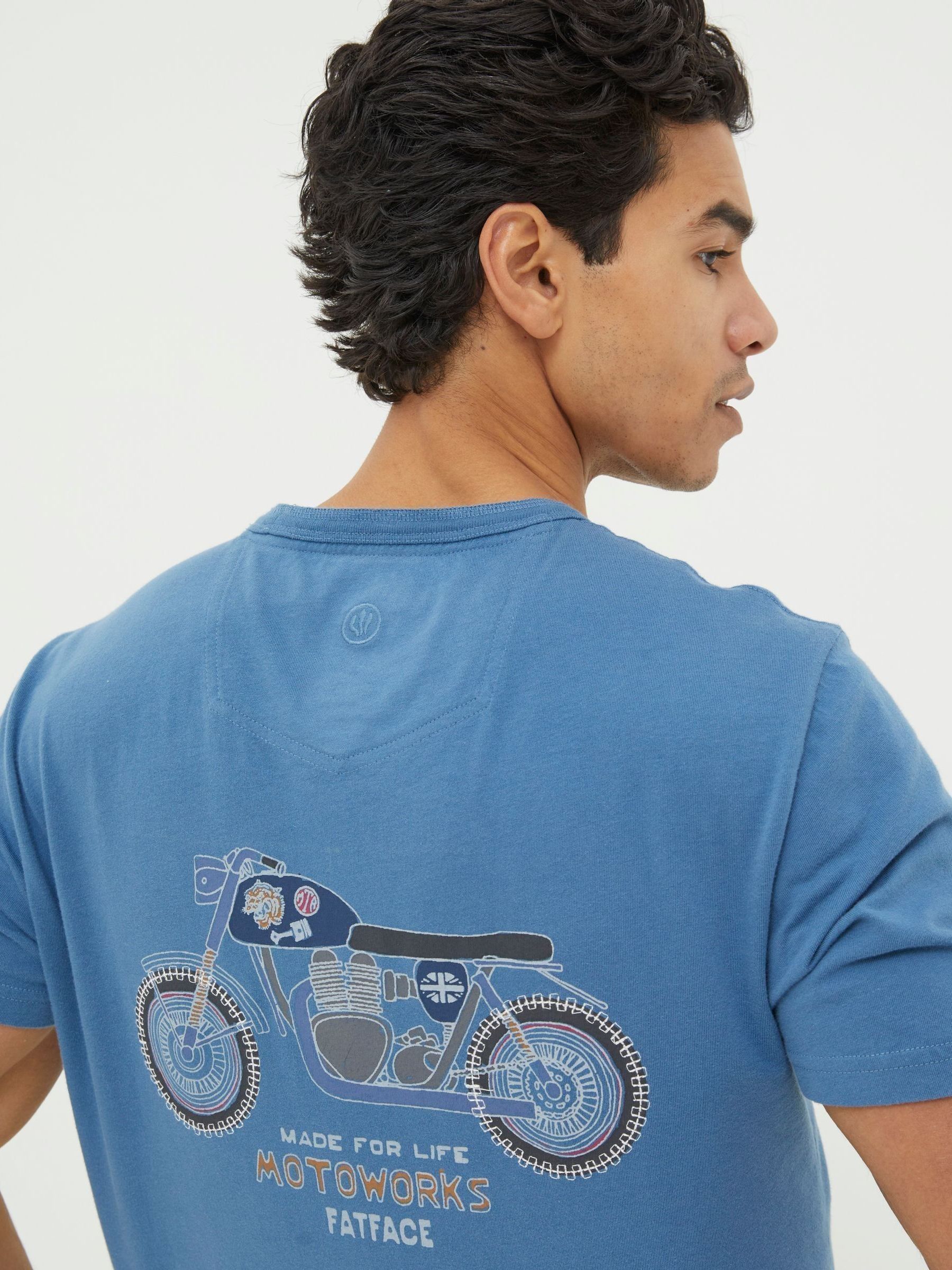 Blue Motoworks T-Shirt - Image 4 of 5