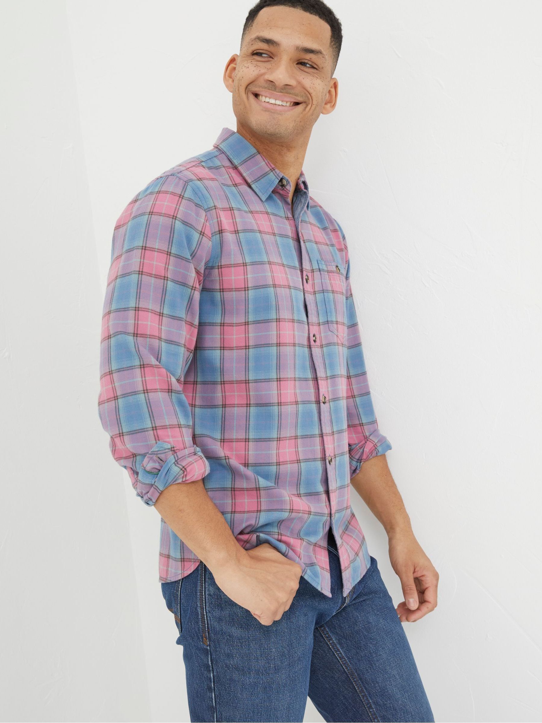 Pink Bibury Check Shirt - Image 2 of 5