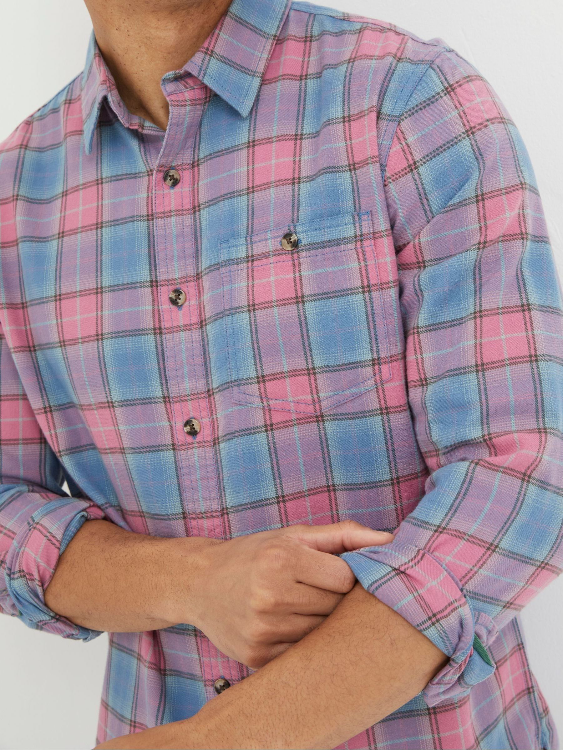 Pink Bibury Check Shirt - Image 4 of 5