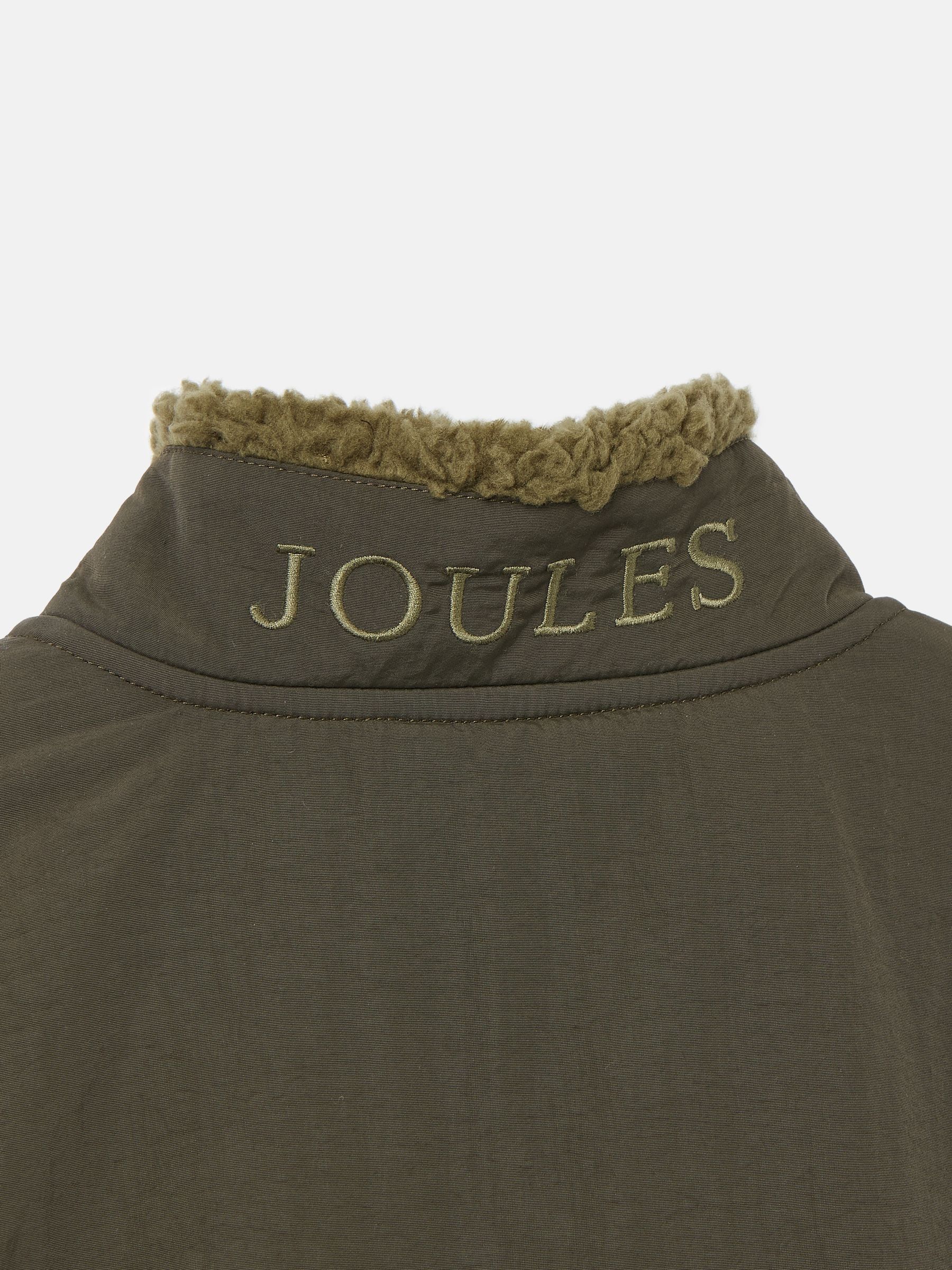Boys' Billy Khaki Green Half Zip Borg Fleece - Image 6 of 6