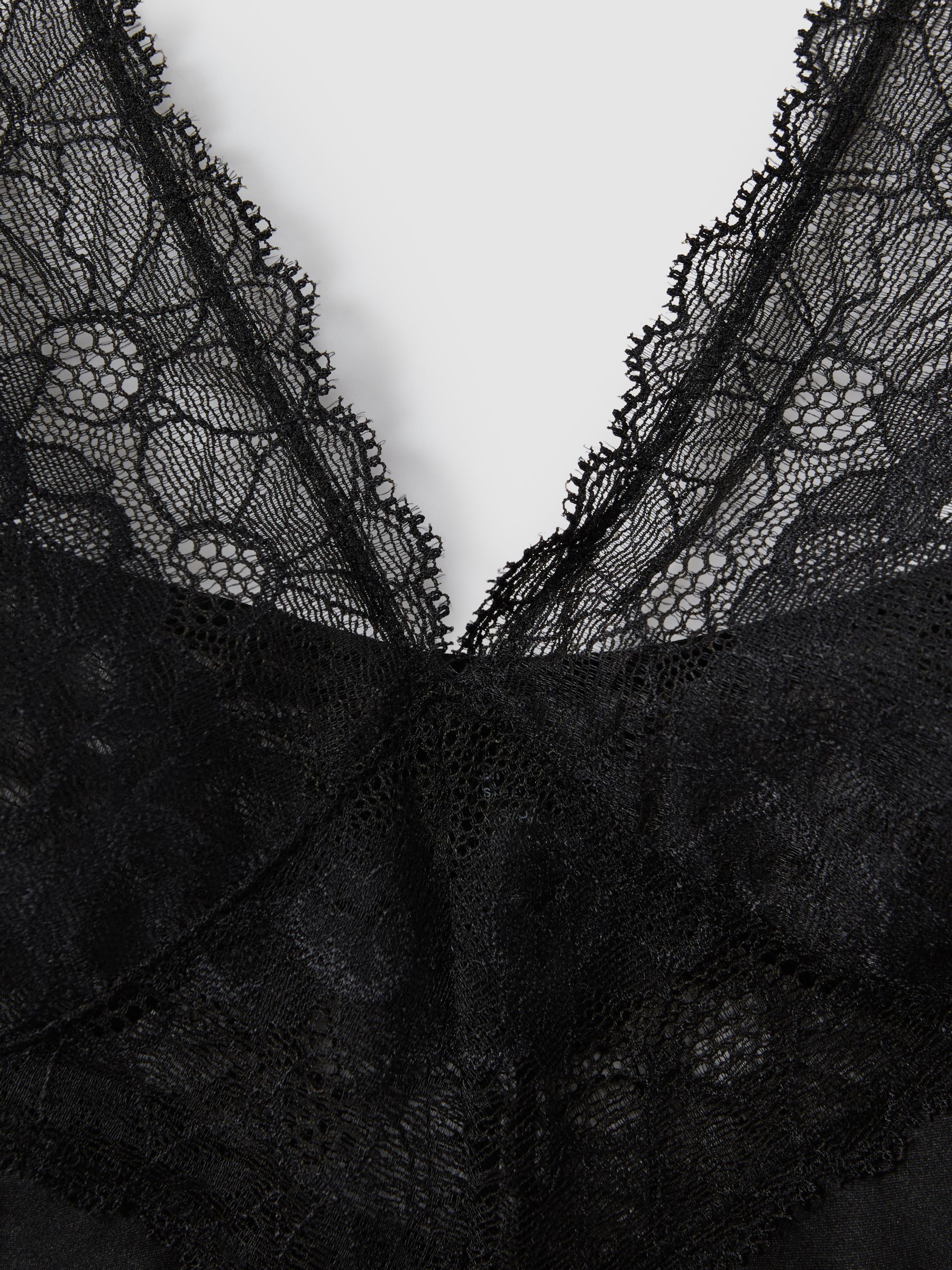 Calvin Klein Silk Chemise in Black - Image 2 of 2