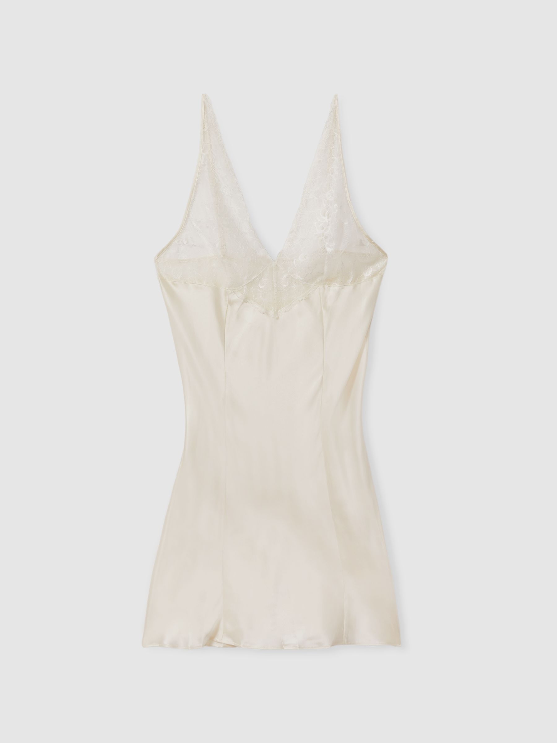 Calvin Klein Silk Chemise in Ivory - Image 1 of 2
