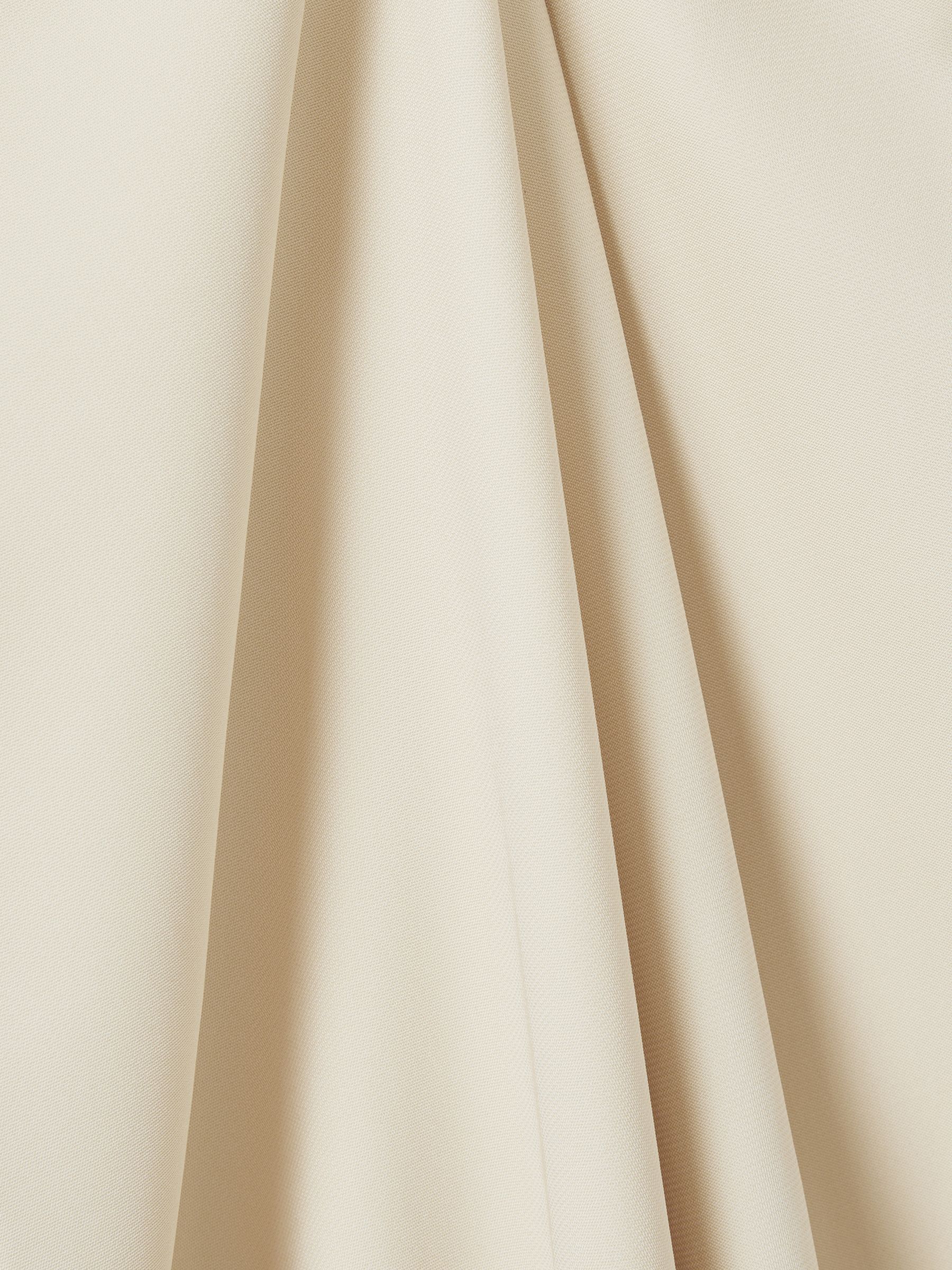 Atelier One-Shoulder Drape Back Maxi Dress in Off White - Image 5 of 5