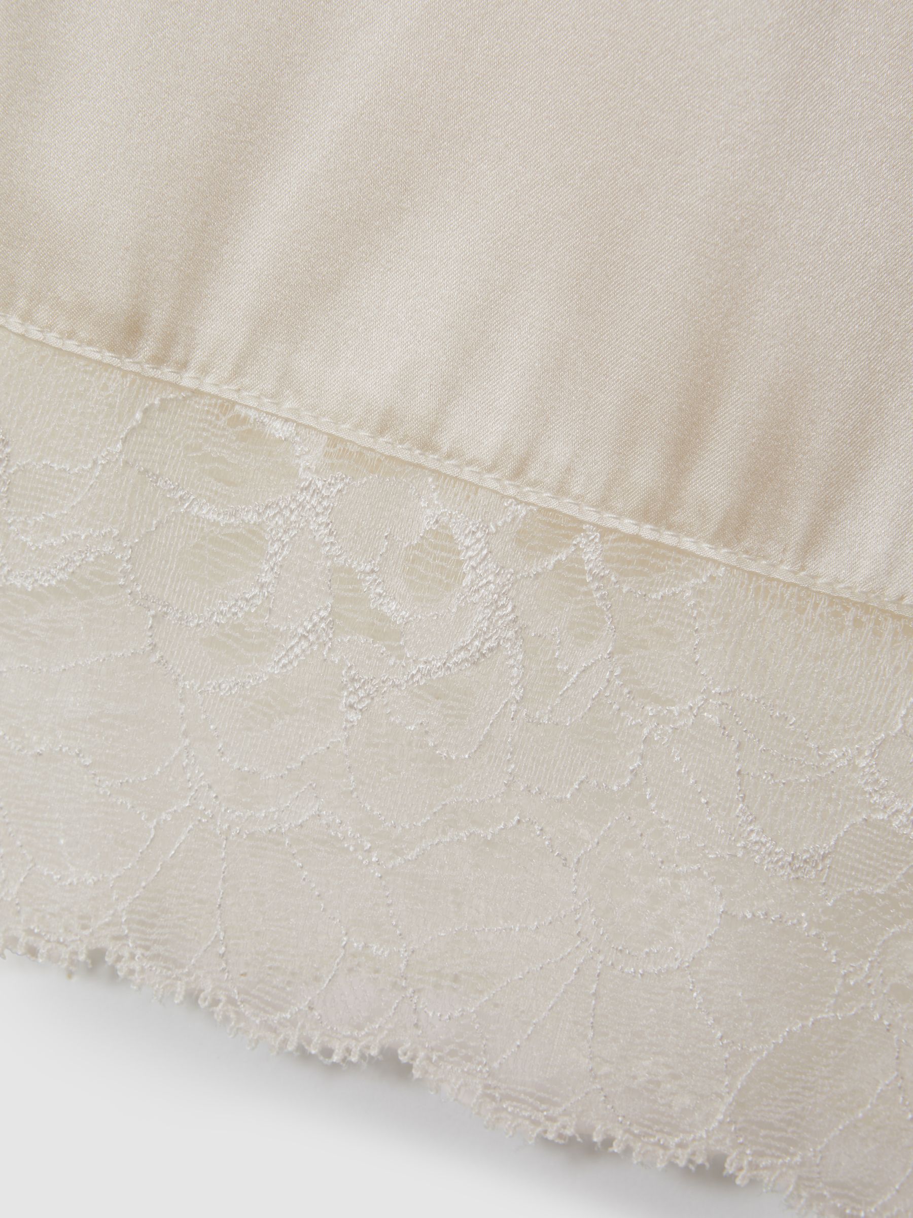 Silk Robe in Ivory - Image 2 of 2