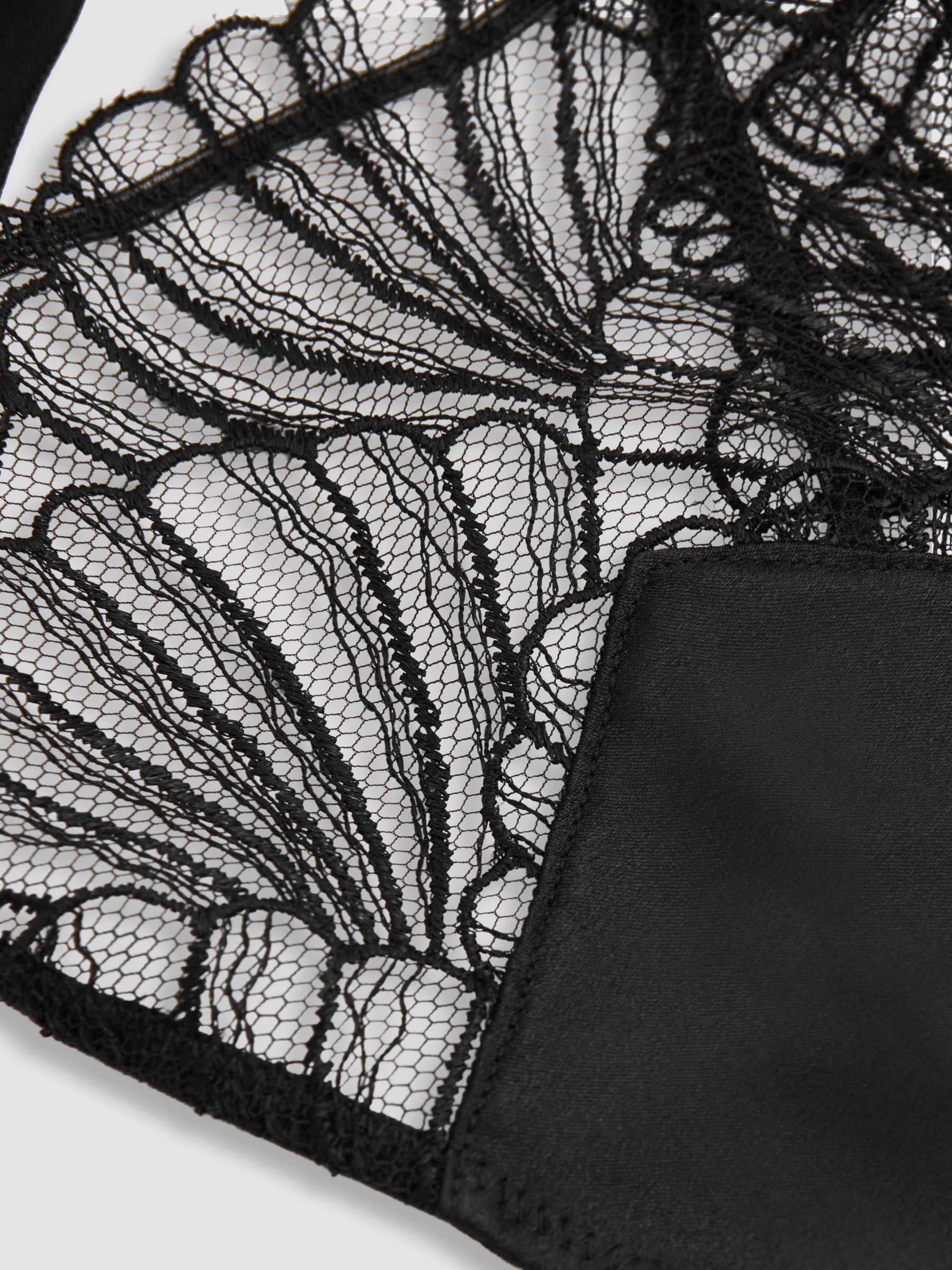 Calvin Klein Black Underwear Sheer Lace Briefs - Image 2 of 2