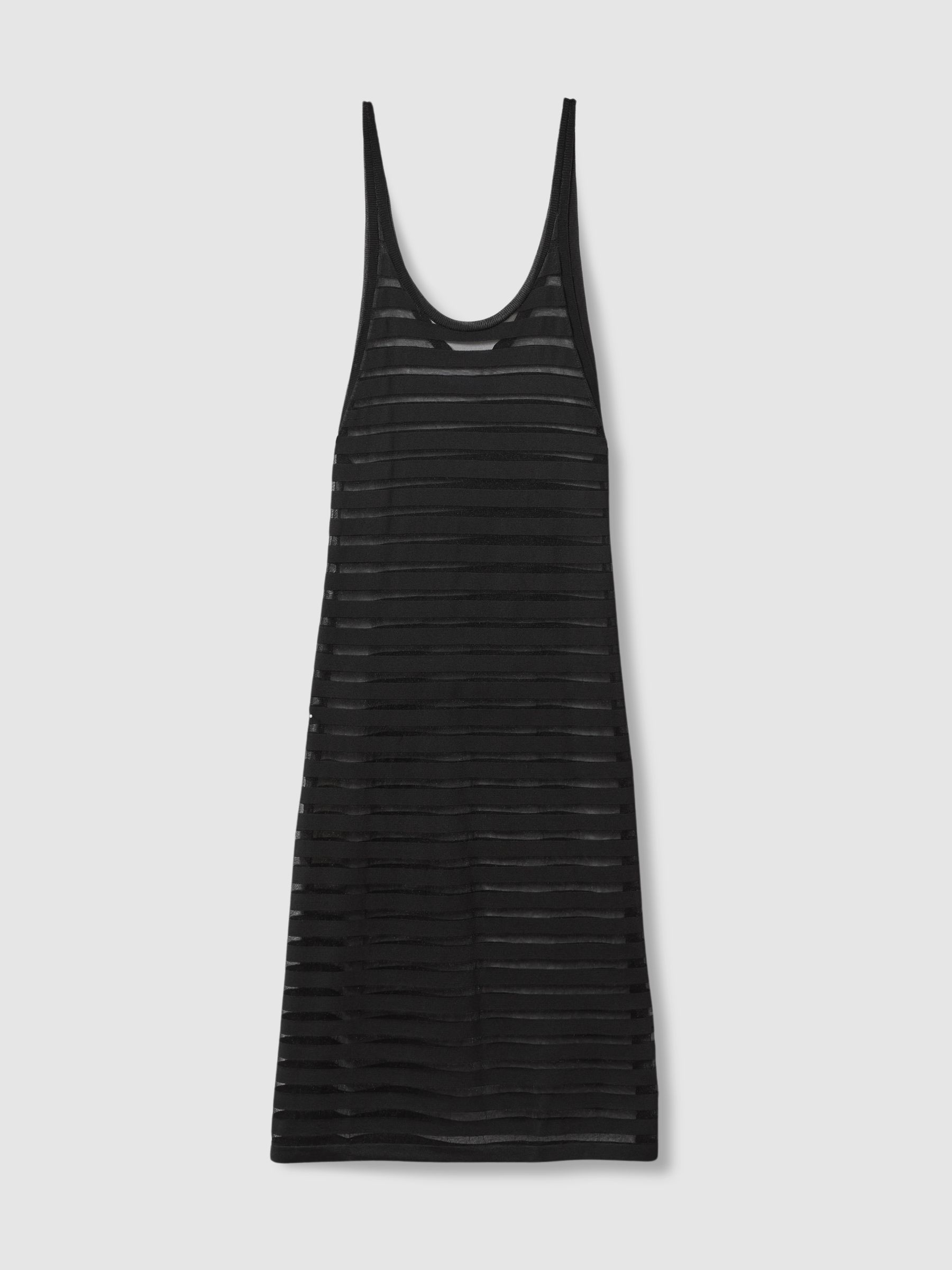 Calvin Klein Underwear Knitted Midi Dress in Black - Image 2 of 5