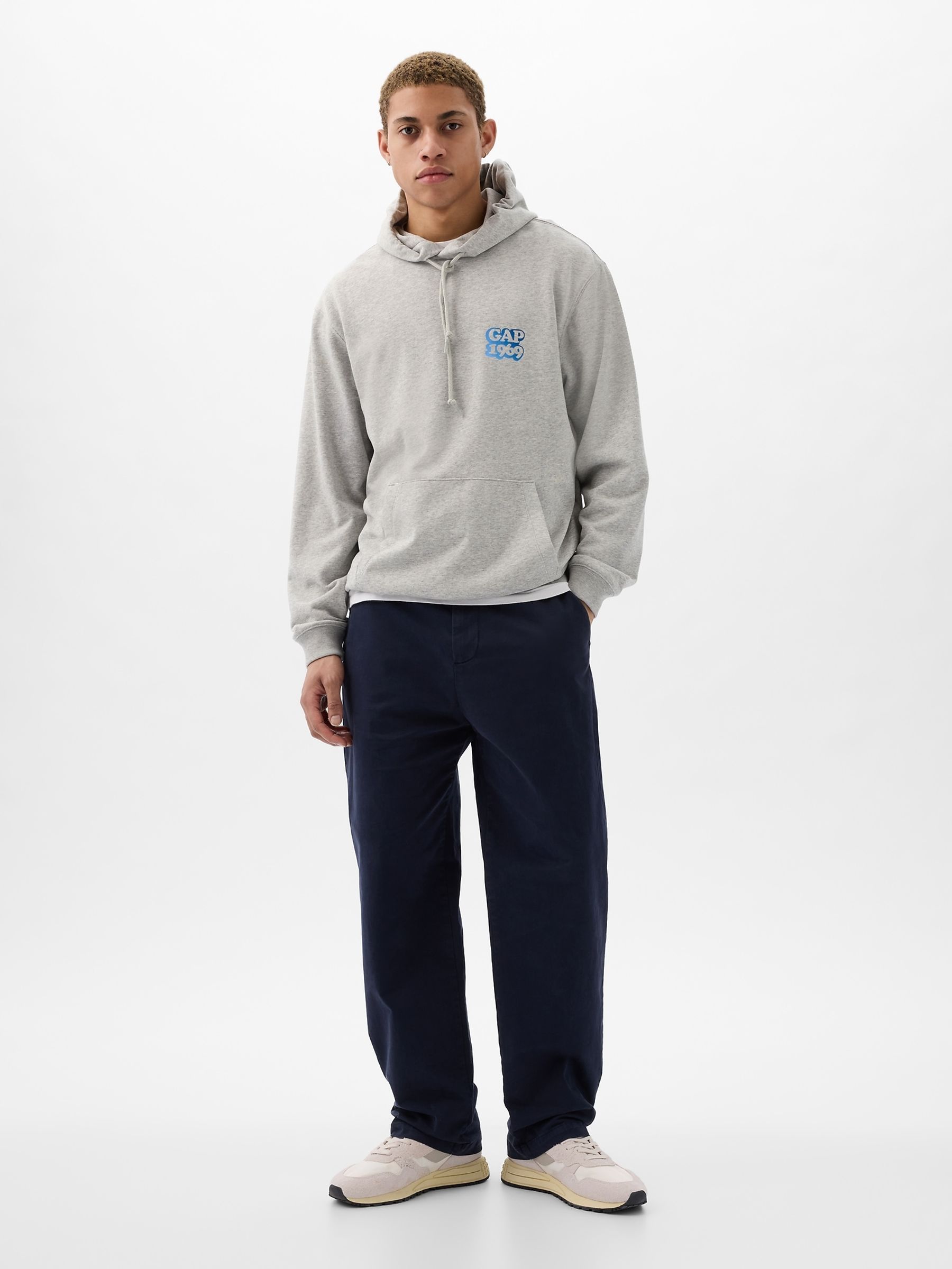 Grey 1969 Logo Graphic Hoodie - Image 3 of 5