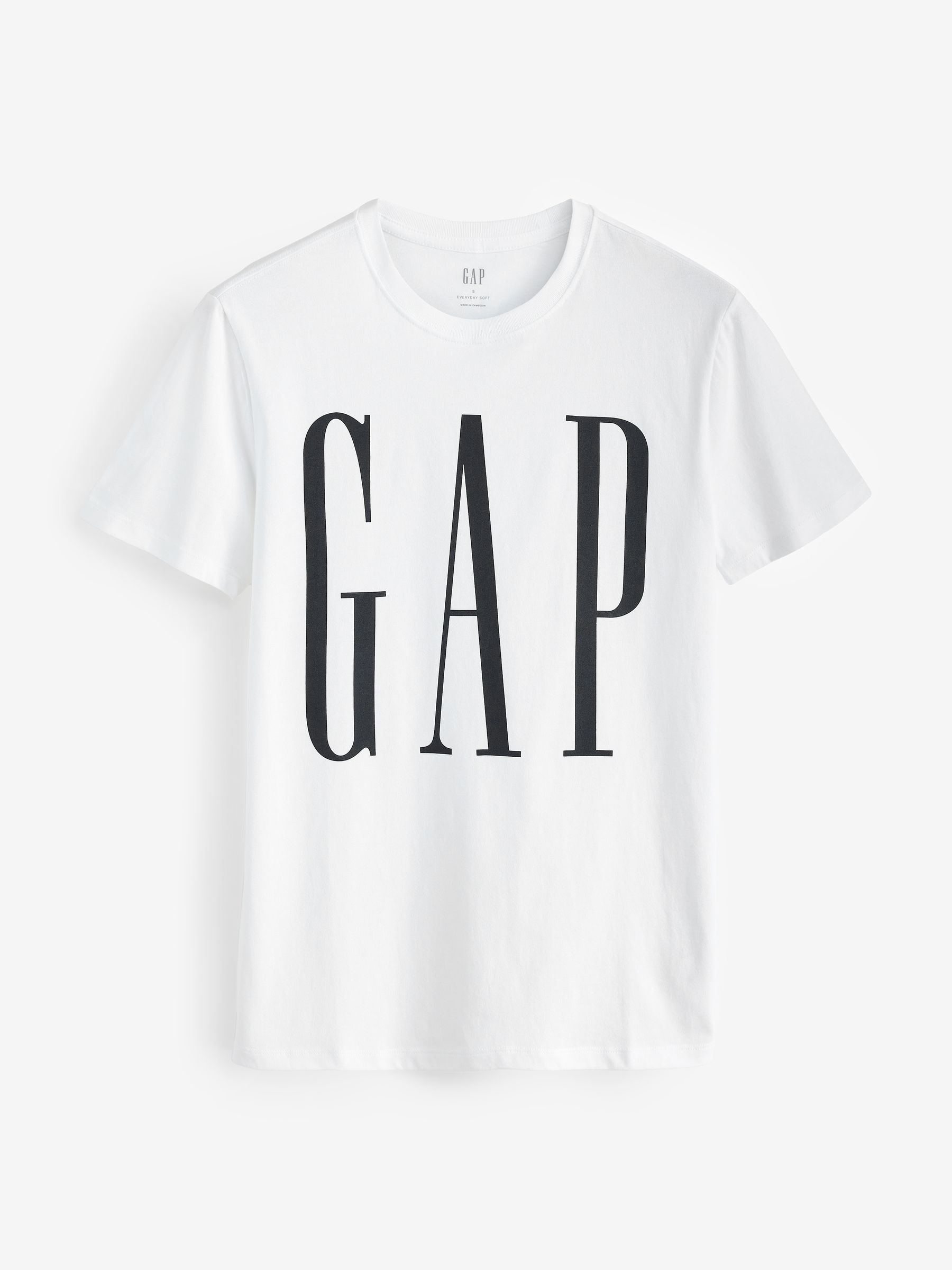 White Everyday Logo 100% Cotton Crew Neck Short Sleeve T-Shirt - Image 5 of 7