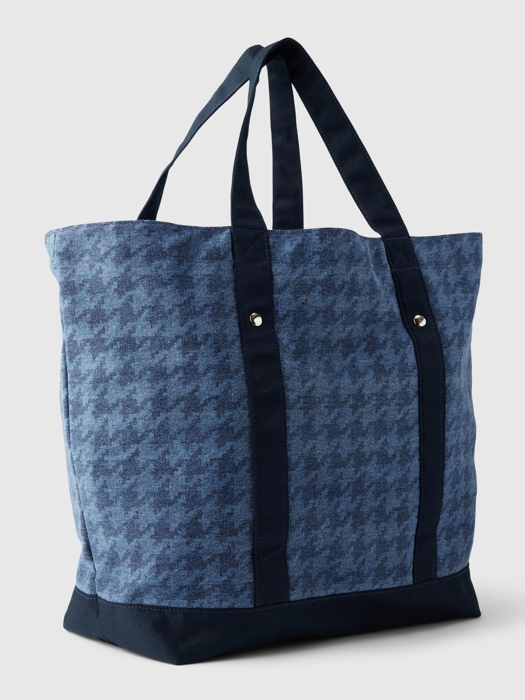 Blue Adults Dapper Dan Denim Tote Bag - Image 4 of 4 Blue Adults Dapper Dan Denim Tote Bag - Image 4 of 4