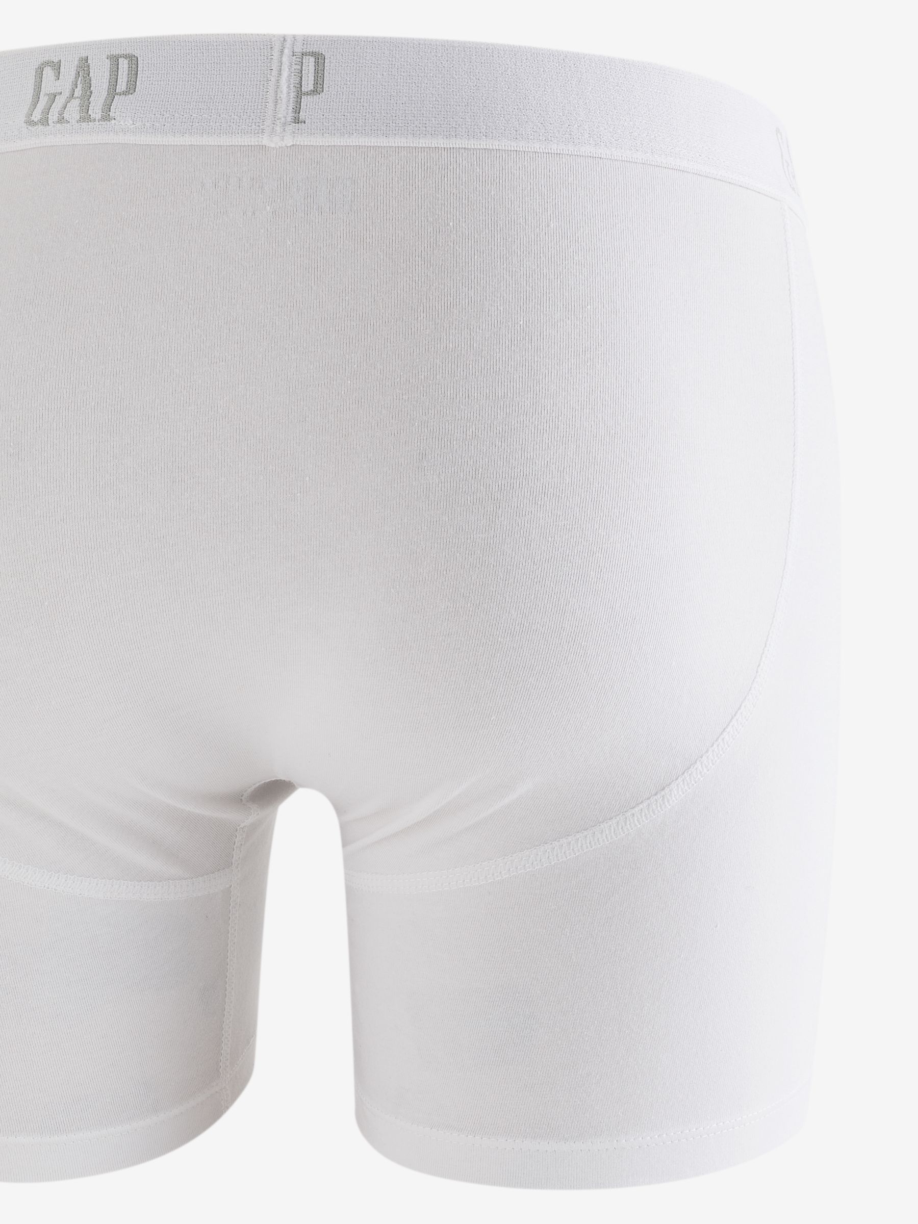 White Cotton Logo 3 Pack Boxers - Image 3 of 4