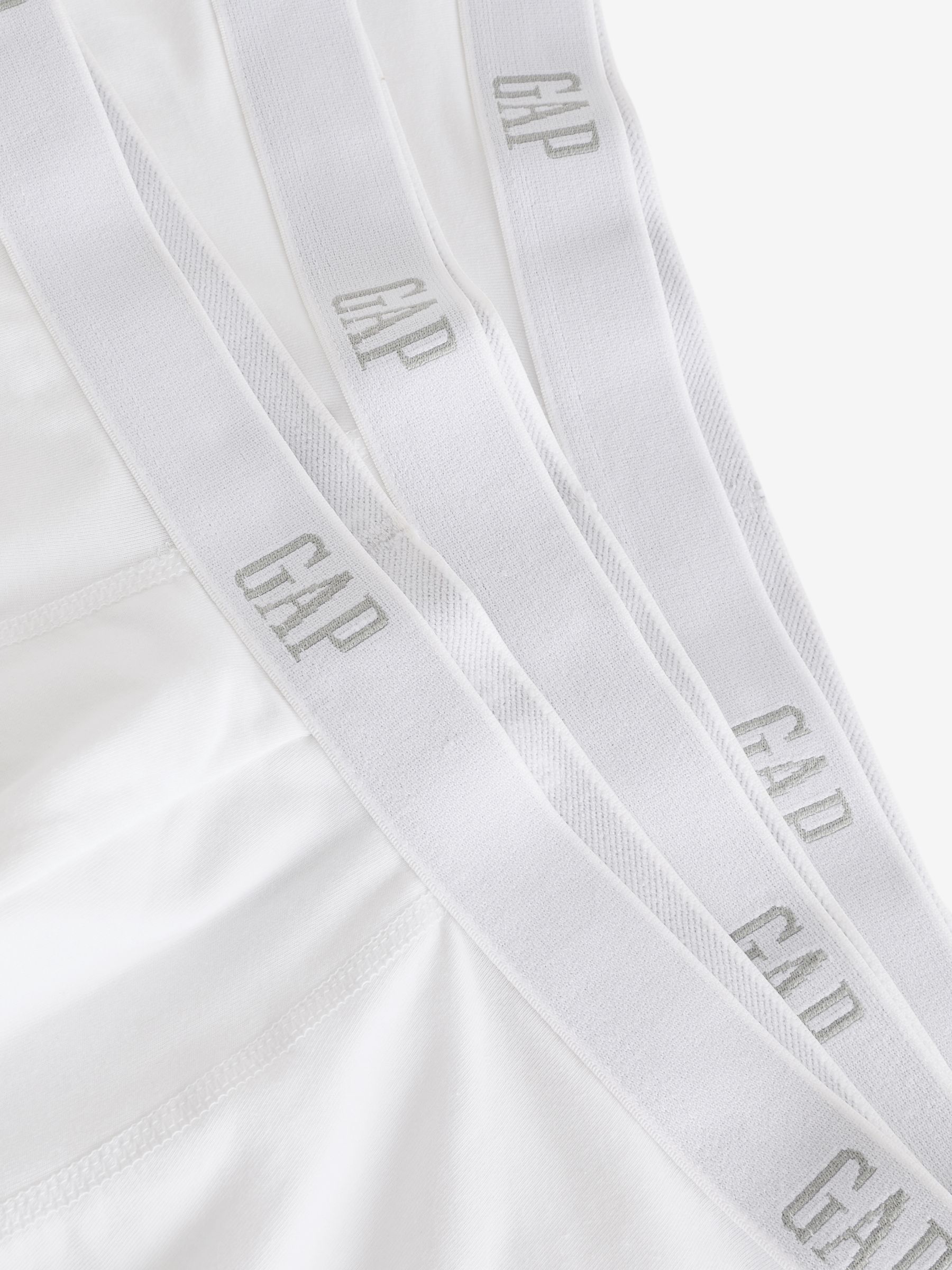 White Cotton Logo 3 Pack Boxers - Image 4 of 4