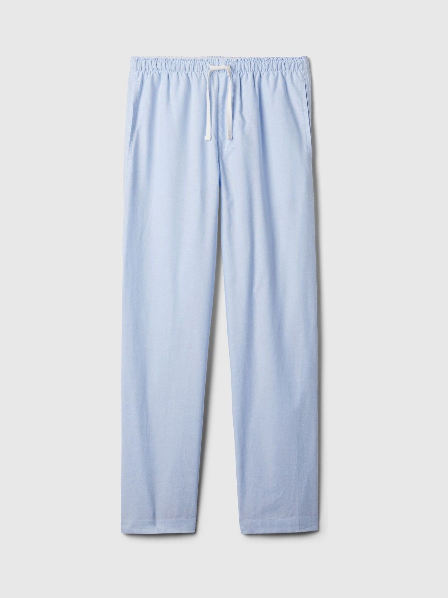 Light Blue Soft Cotton Woven Pyjama Bottoms - Image 3 of 3