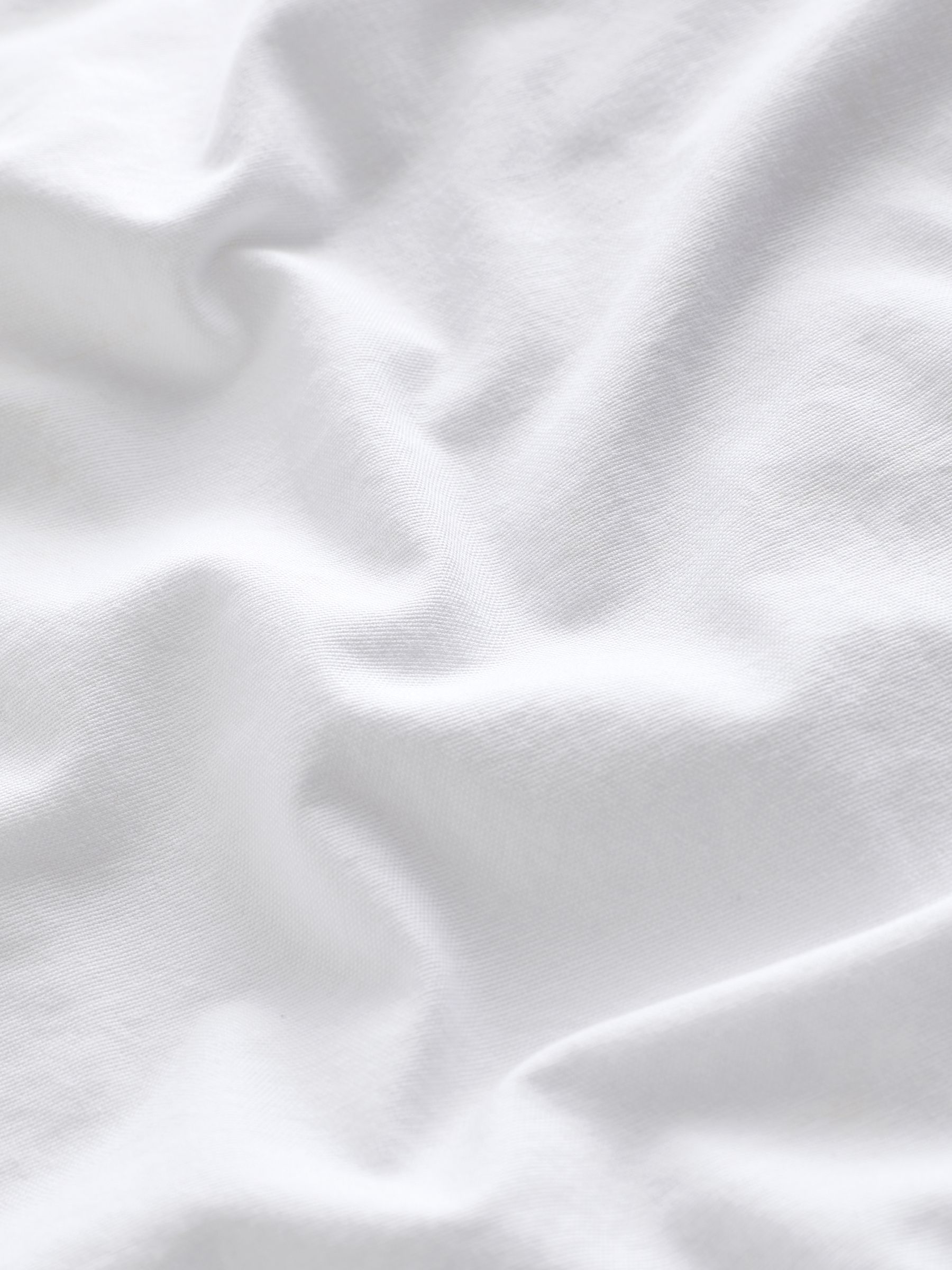 White Long Sleeve Oversized Oxford Shirt - Image 6 of 6