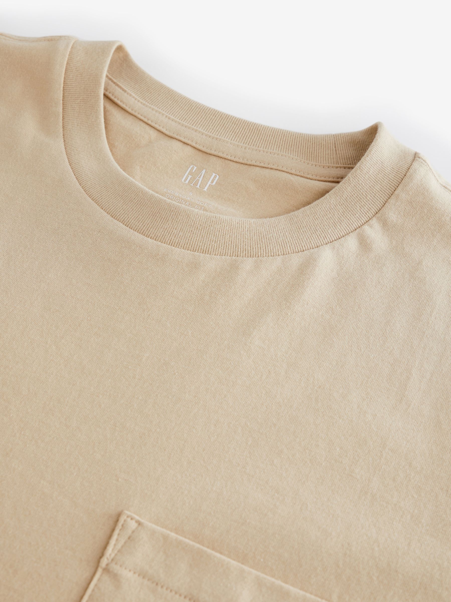 Natural Original Pocket Short Sleeve Crew Neck T-Shirt - Image 3 of 4