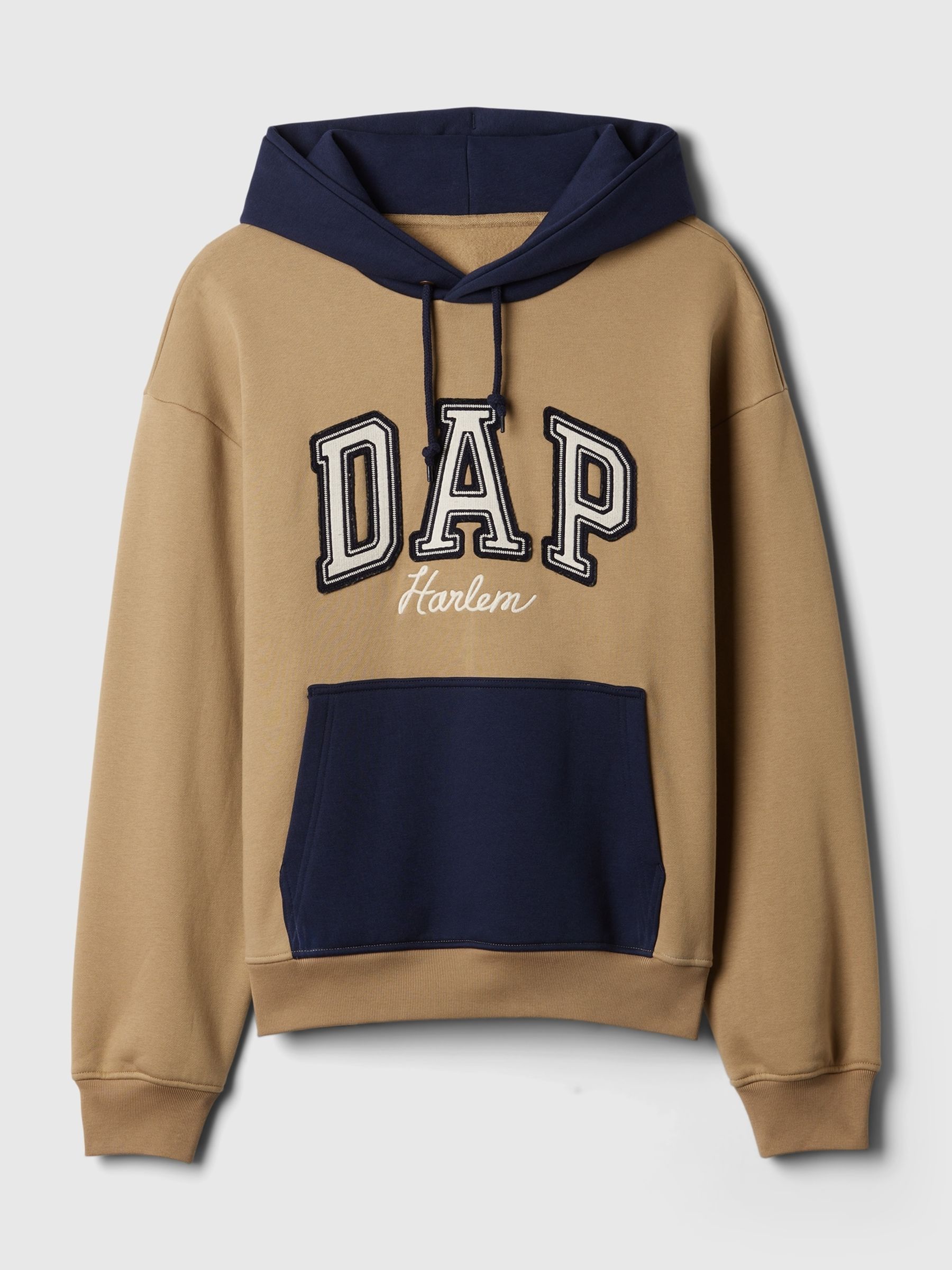 Brown Dapper Dan Colourblock Logo Hoodie - Image 5 of 5