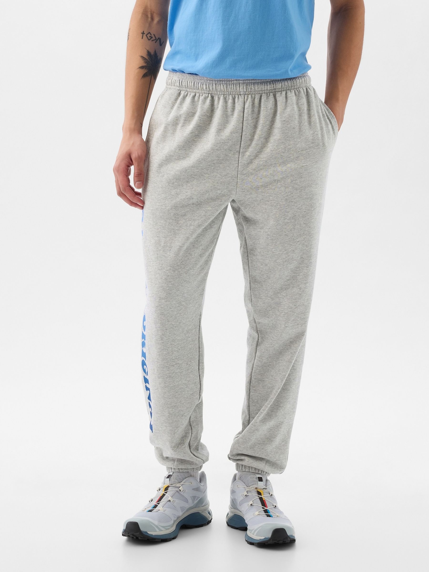 Grey Original Logo Pull On Joggers - Image 1 of 5