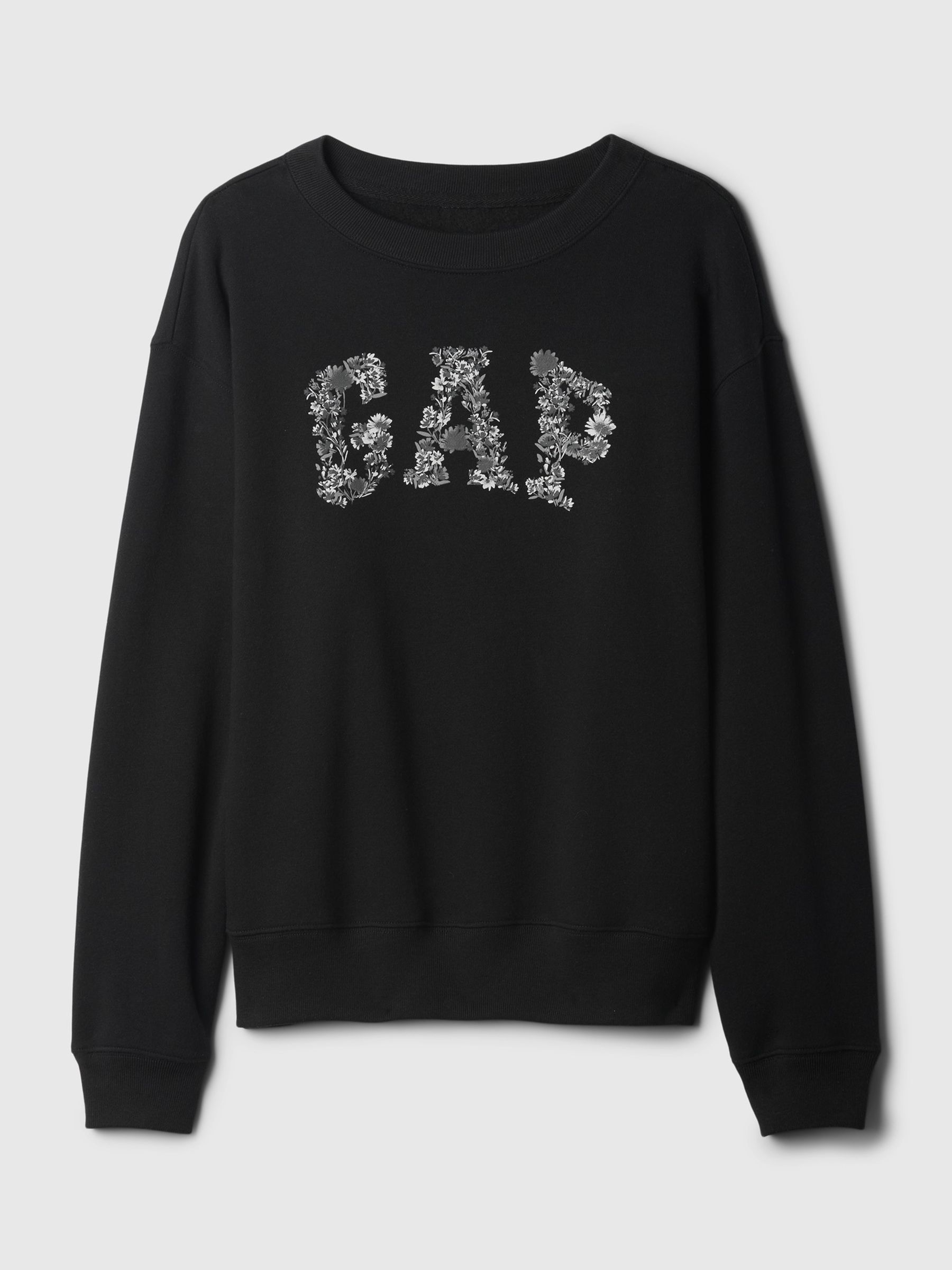 Black Logo Crew Neck Long Sleeve Sweatshirt - Image 3 of 3