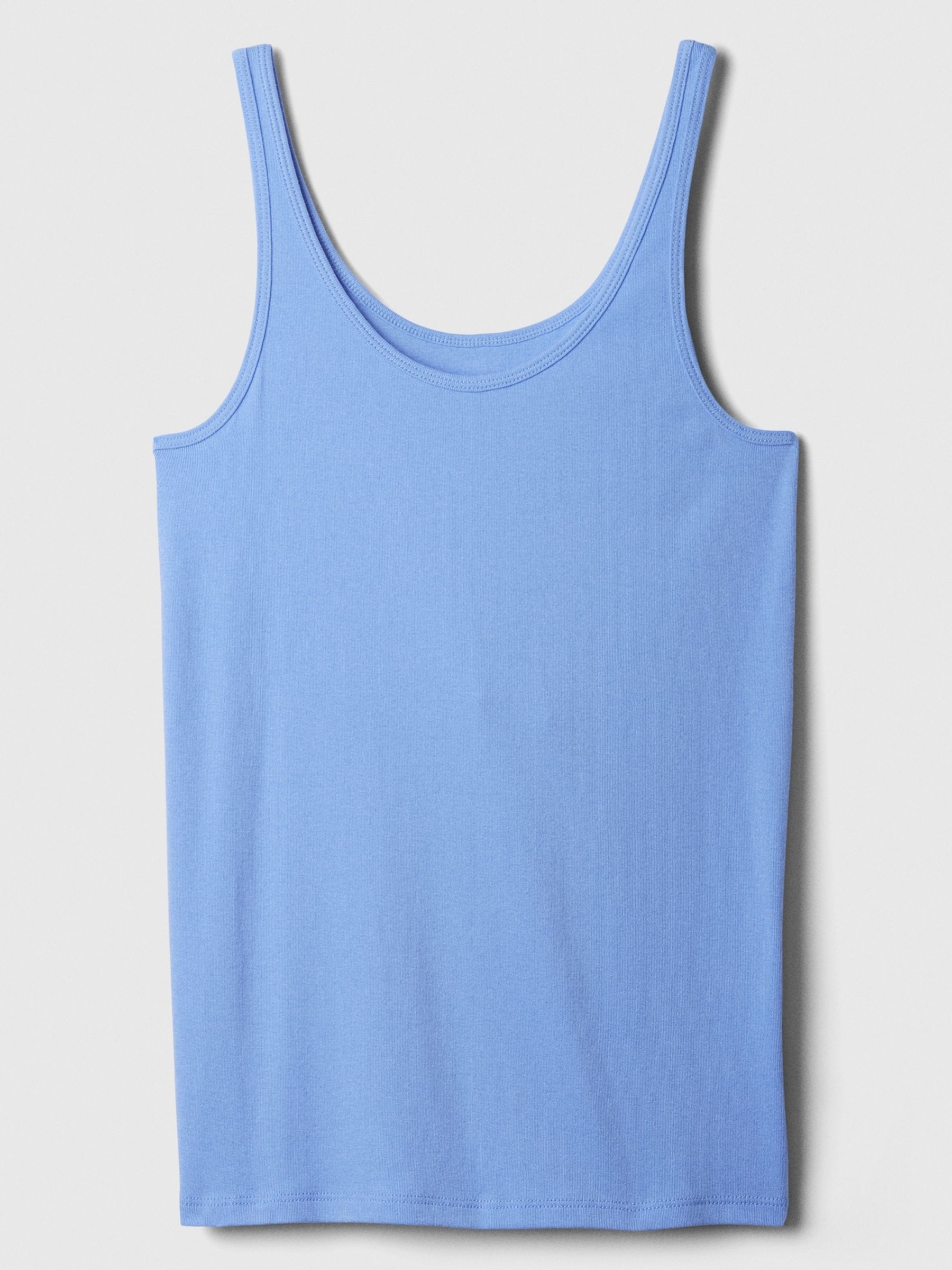 Blue Favourite Scoop Neck Vest - Image 3 of 4
