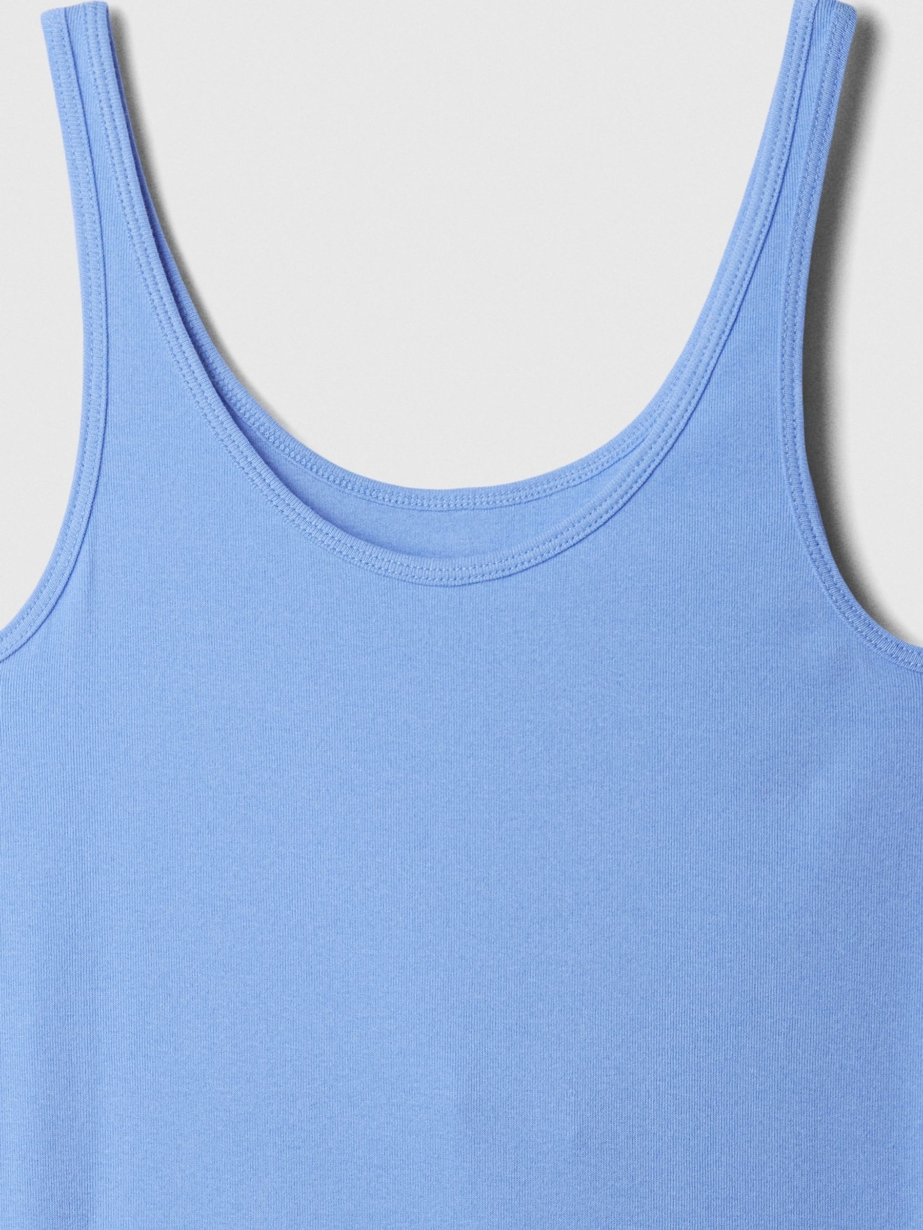 Blue Favourite Scoop Neck Vest - Image 4 of 4