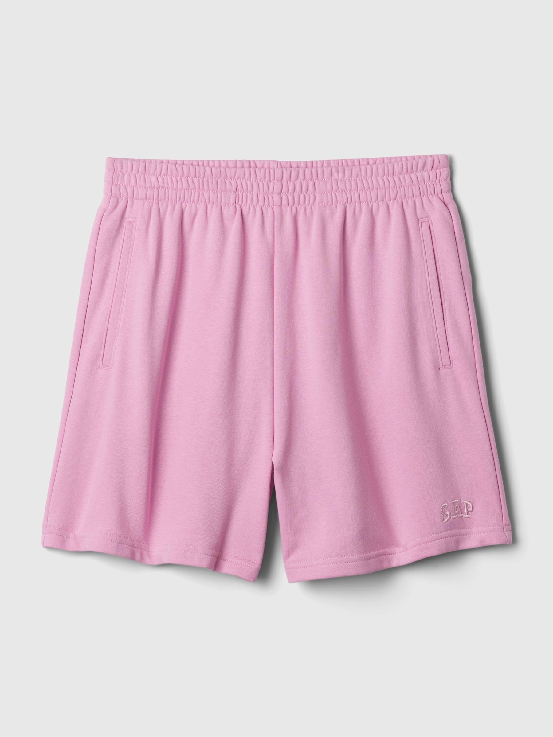 Pink Pull On Logo Jogger Shorts - Image 3 of 3
